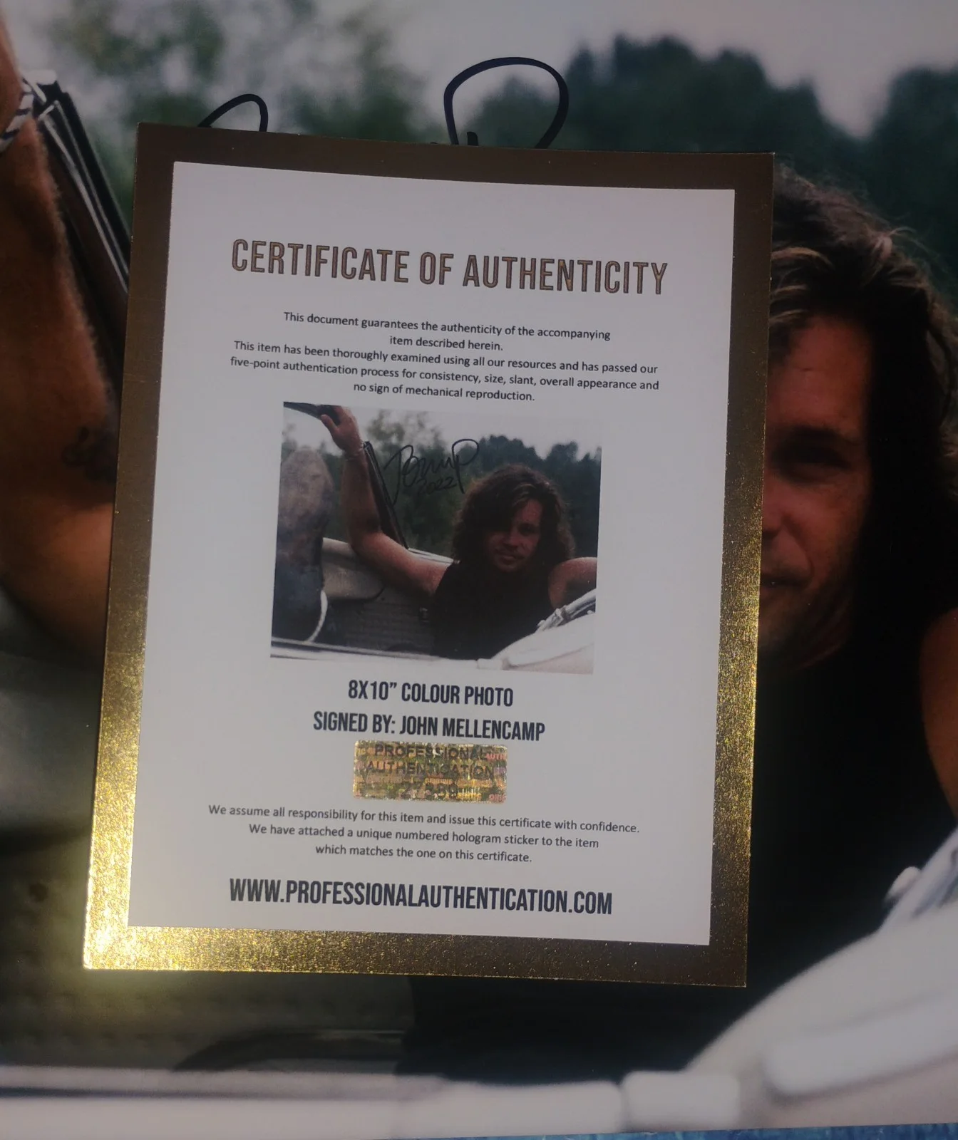 John Mellencamp Hand Signed Autograph COA 8x10 Photo NO US TARIFFS, изображение 4