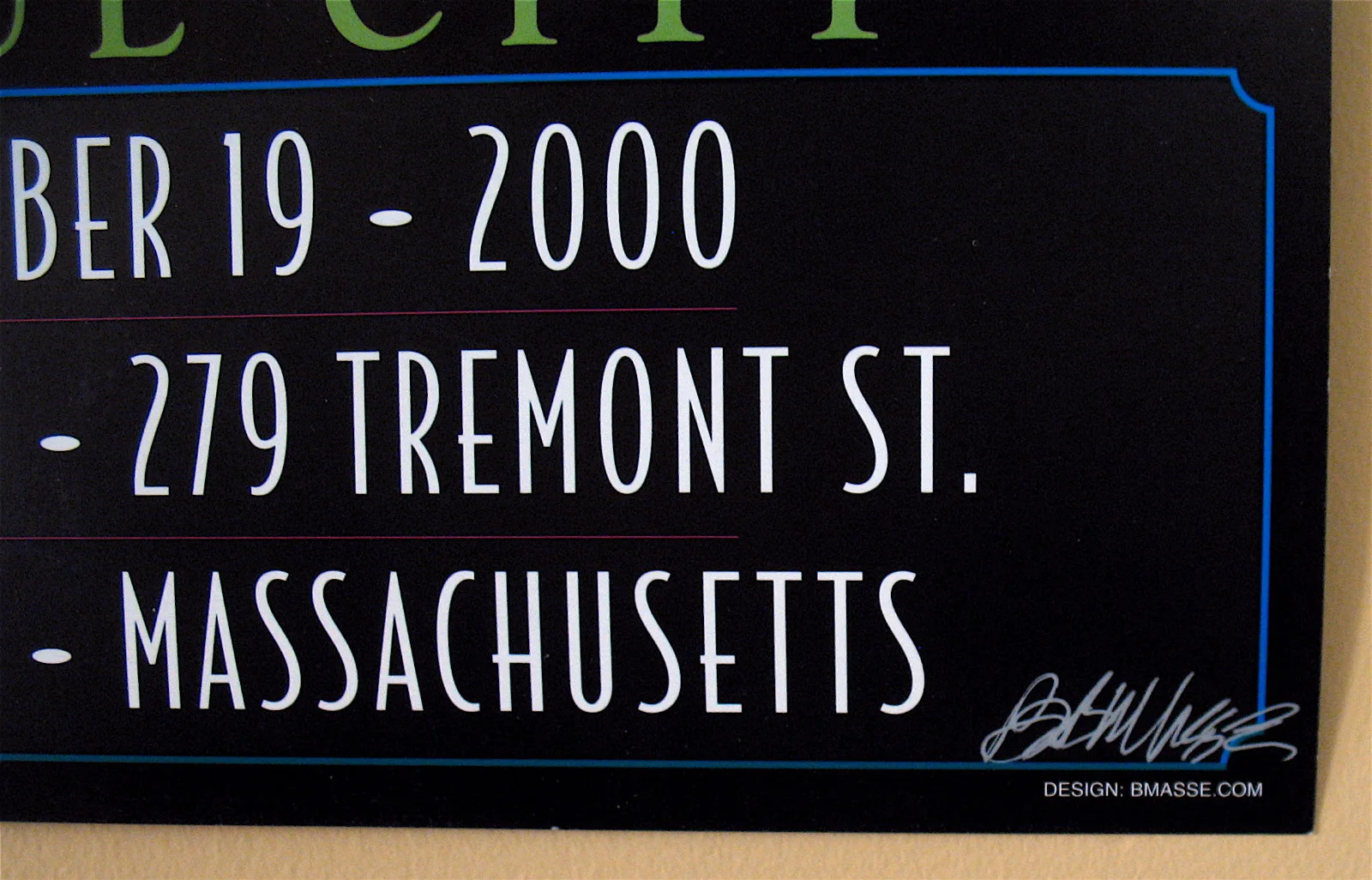 RAY CHARLES & THE RAELETTES-Signed BOB MASSE Poster-THE ROXY Oct. 19, 2000, image 2