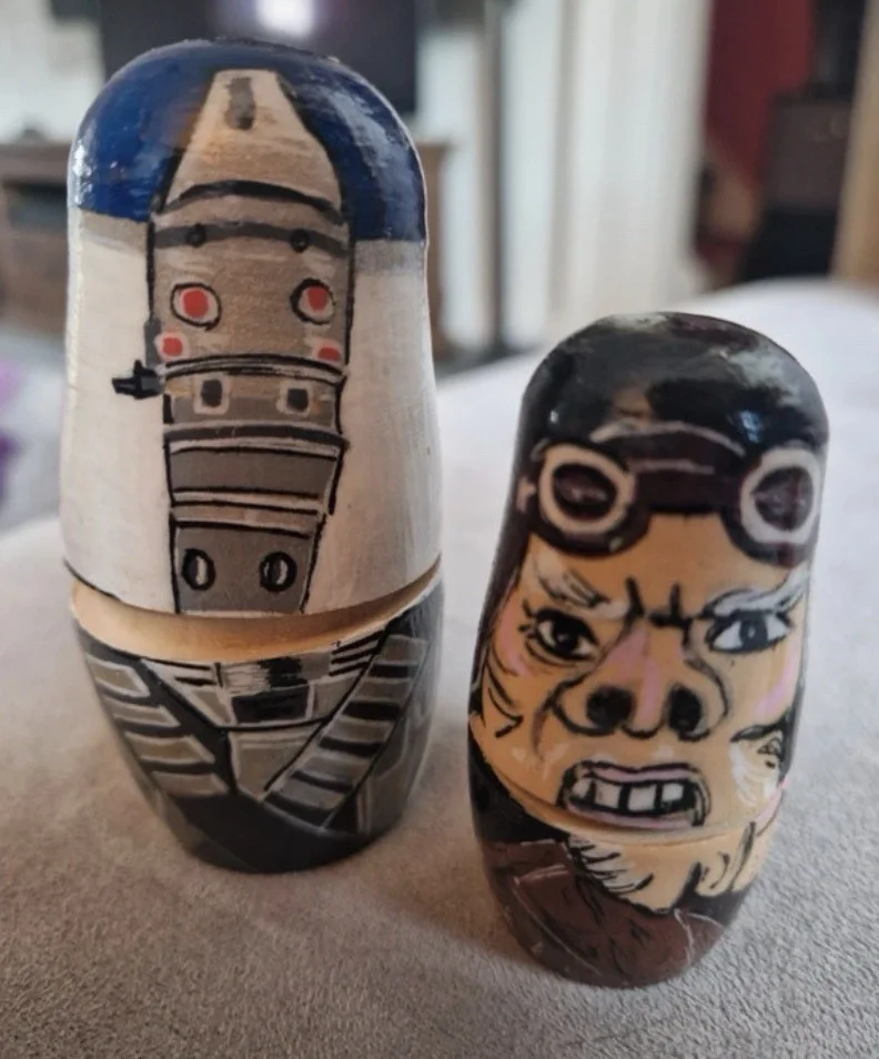 Star Wars The Mandalorian Russian Nesting Dolls Film Movie Merch Ornaments, изображение 3