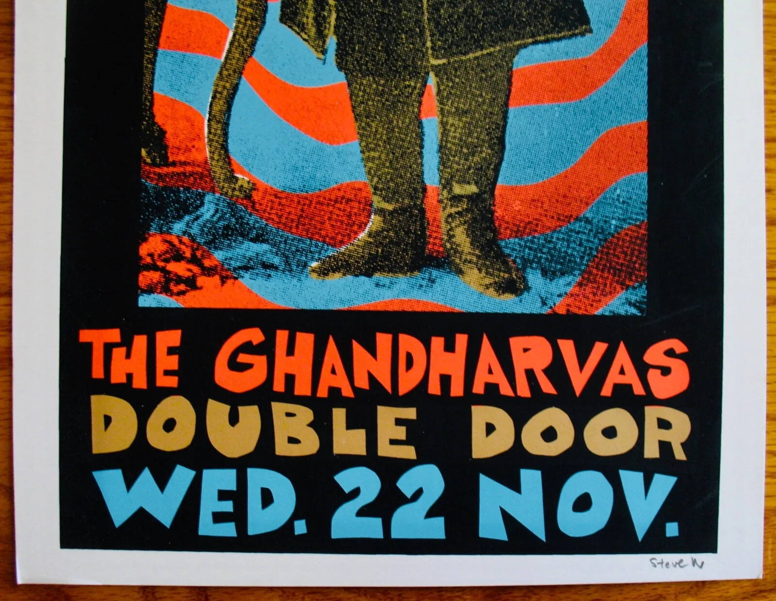 THE DROVERS~STEVE WALTERS-Rare Artist Signed Silkscreen Poster-Screwball Press, image 2