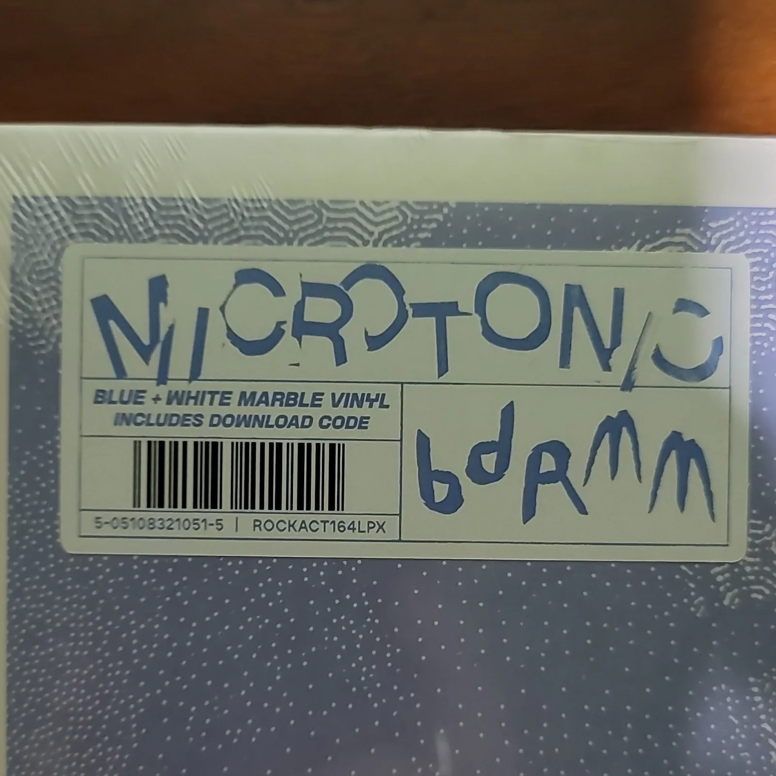 BDRMM Microtonic Blue + White Marble Vinyl LP with Signed Insert, image 3