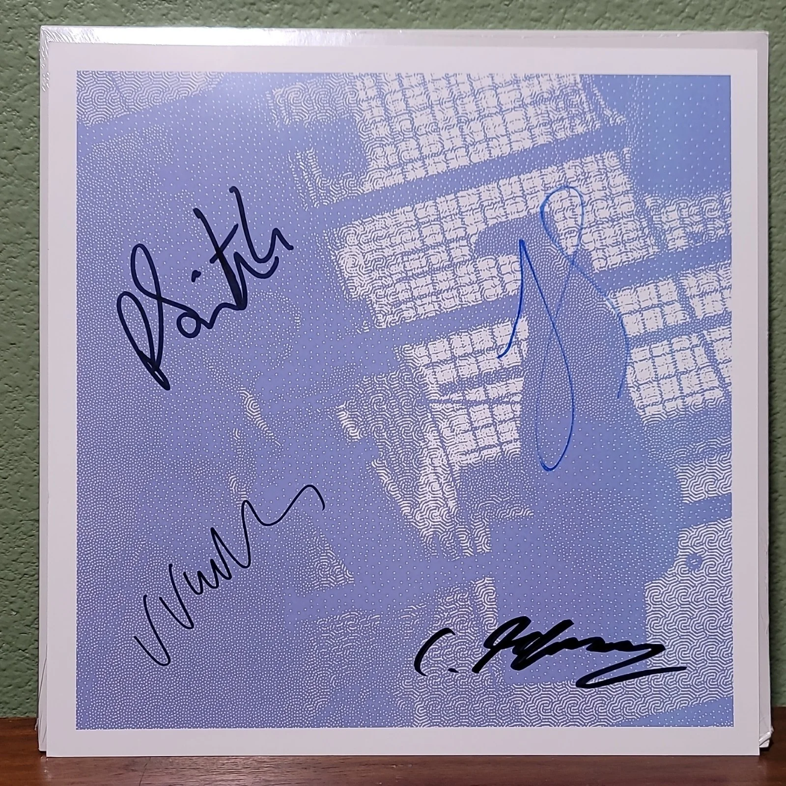 BDRMM Microtonic Blue + White Marble Vinyl LP with Signed Insert, image 4