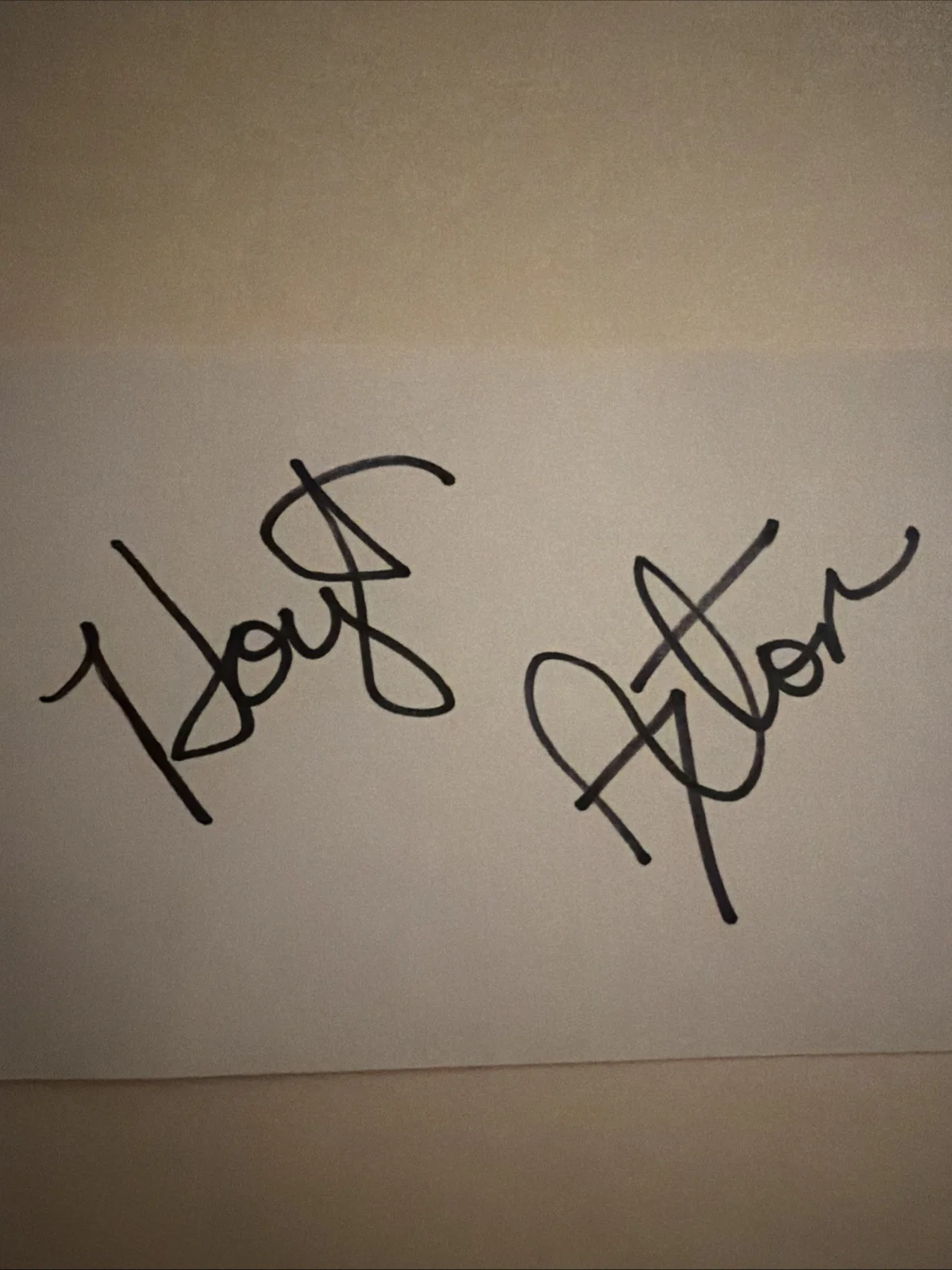 Hoyt Axton — Hoyt Axton Signed 3x5 Index Card Autographed Singer Actor Gremlins, image 2