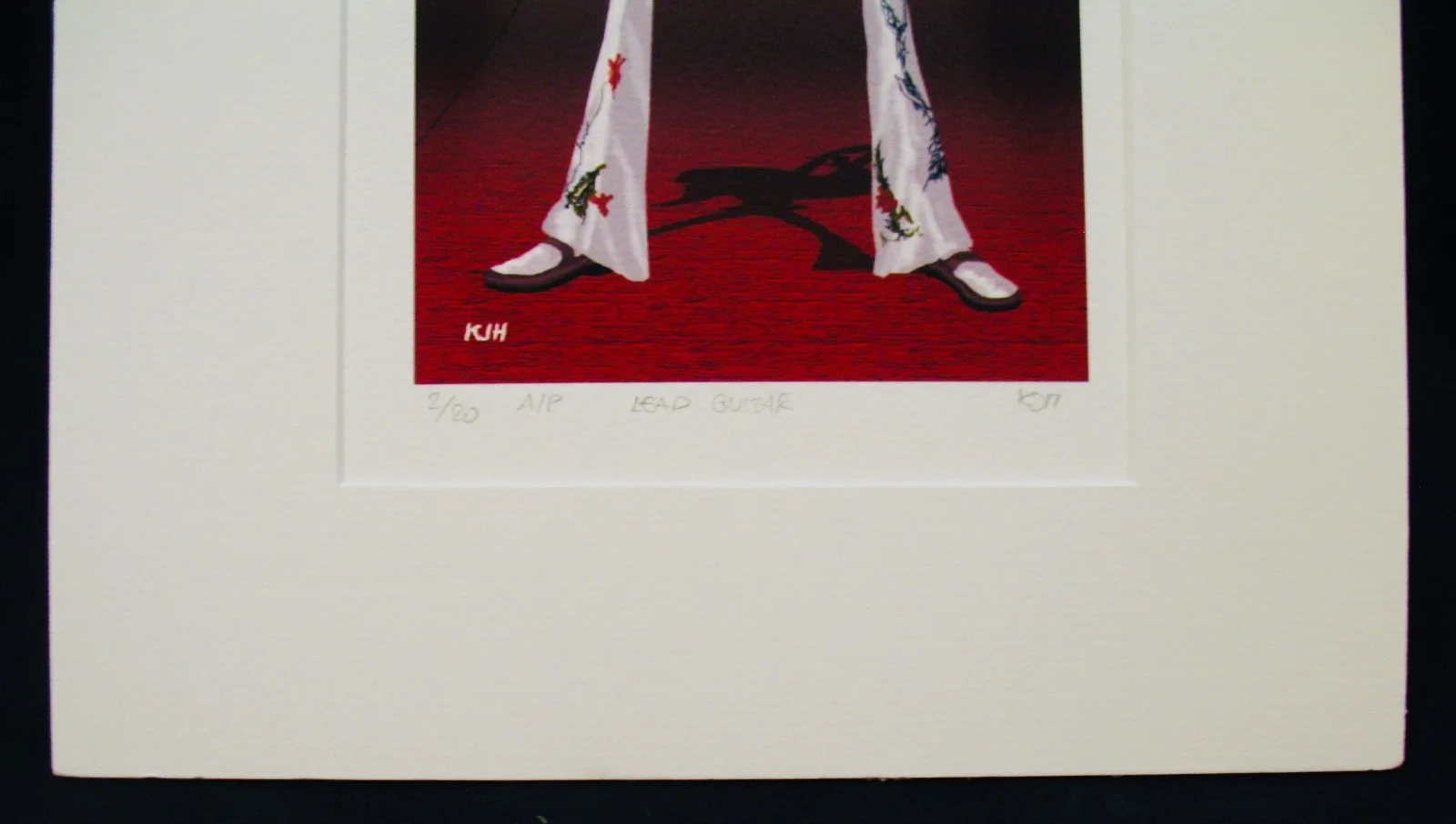 JIMMY PAGE-LED ZEPPELIN-Rare Limited Edition #2/20 Artist Signed AP Lithograph, изображение 2