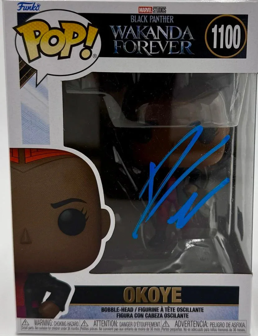 Danai Gurira Signed Funko Pop #1100 Okoye (Black Panther) - Beckett COA, image 2