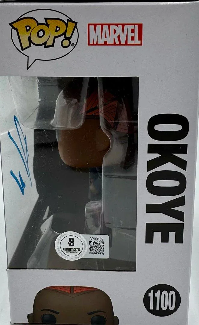 Danai Gurira Signed Funko Pop #1100 Okoye (Black Panther) - Beckett COA, image 4