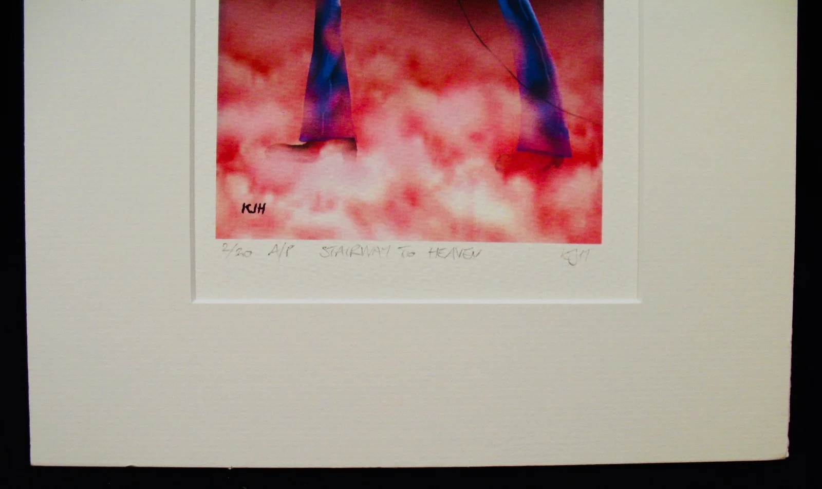 ROBERT PLANT-LED ZEPPELIN-Rare Limited Edition #2/20 Artist Signed AP Lithograph, изображение 3