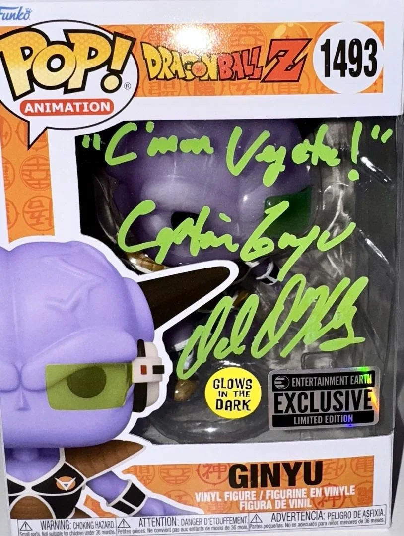 Dale Kelly Signed Funko #1493 "Ginyu" (Dragonball Z) - OC Celebrity Marketing, изображение 2