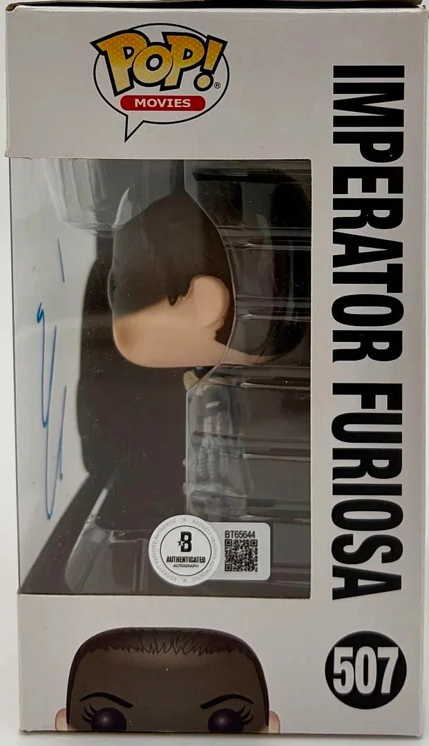 Charlize Theron signed "Imperator Furiosa" Funko # 507 - Beckett COA *RARE*, image 3