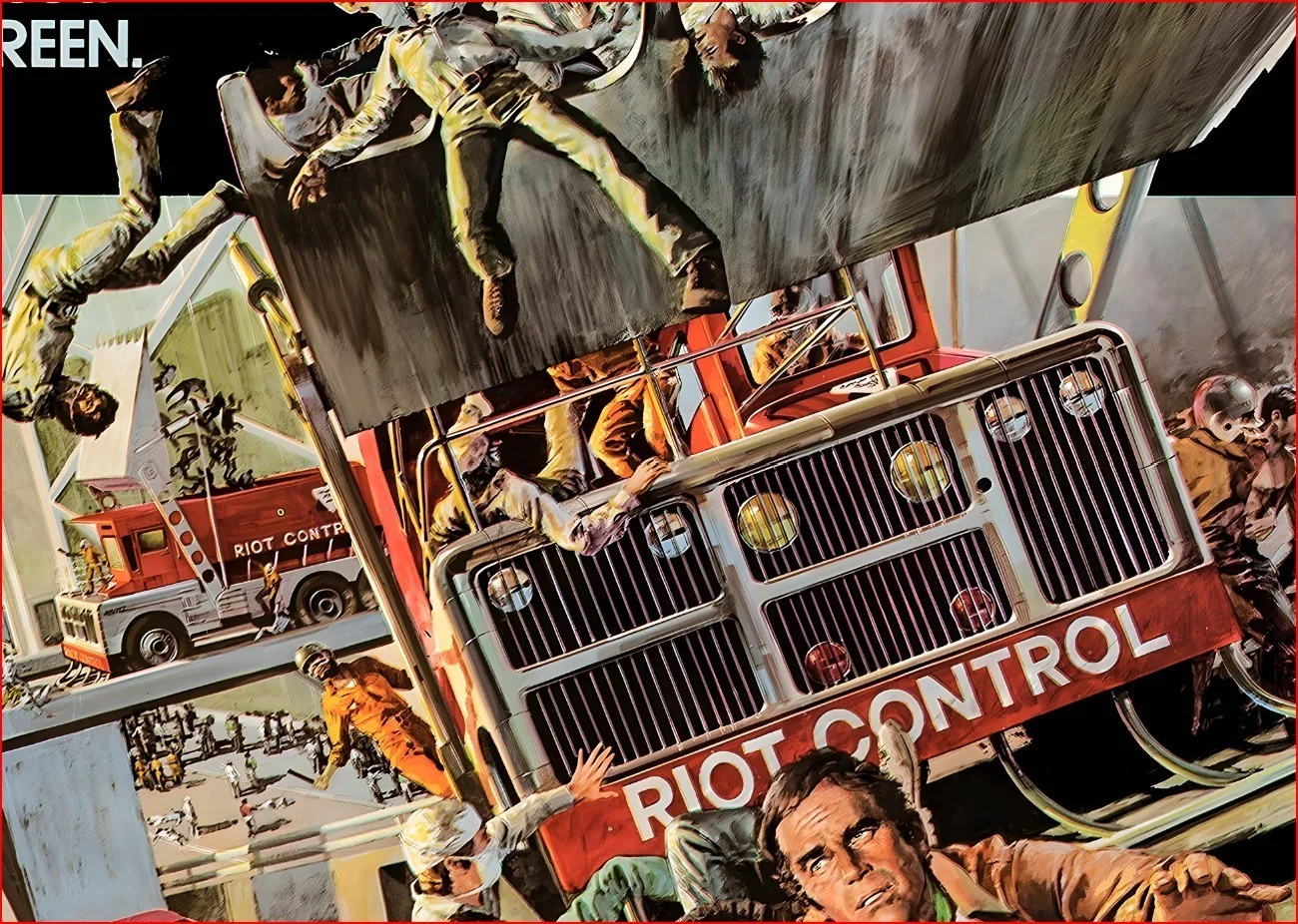 Soylent Green 1973 Dystopian Film - Restored 27.2" x 41" US One Sheet Poster, изображение 4