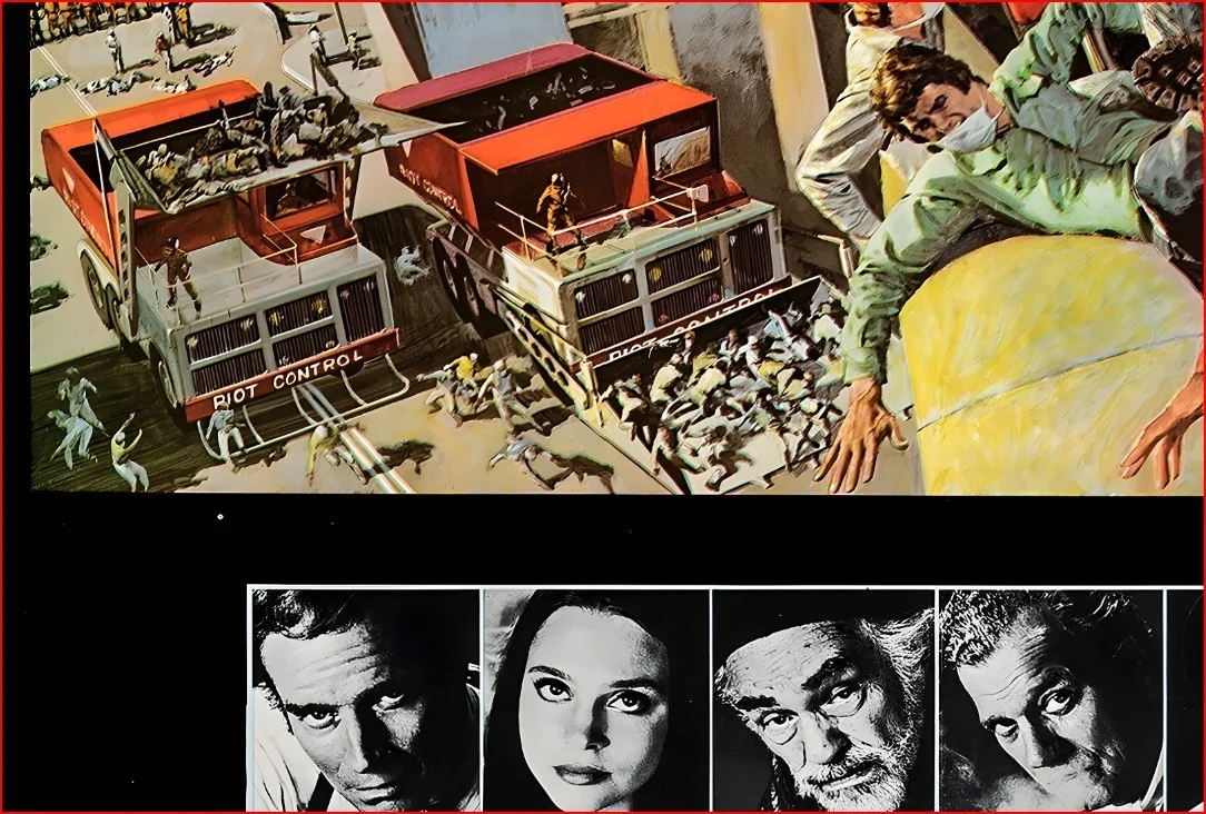 Soylent Green 1973 Dystopian Film - Restored 27.2" x 41" US One Sheet Poster, изображение 5