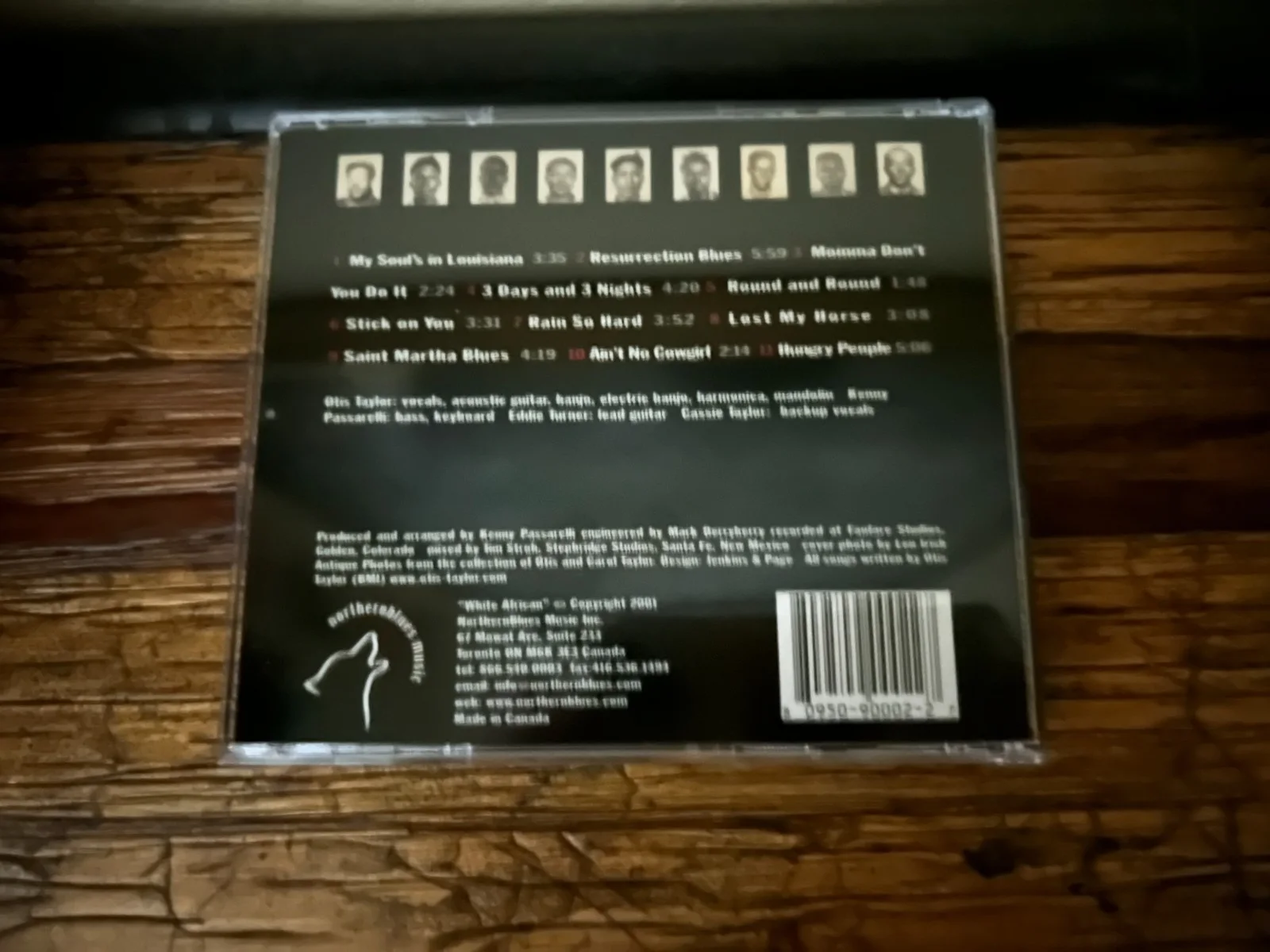 Otis Taylor "White African" CD, signed, image 2