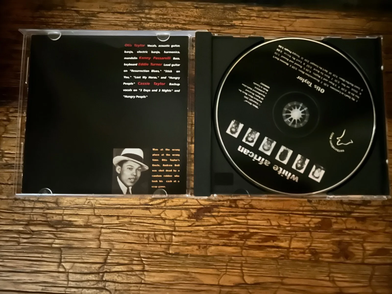 Otis Taylor "White African" CD, signed, image 3