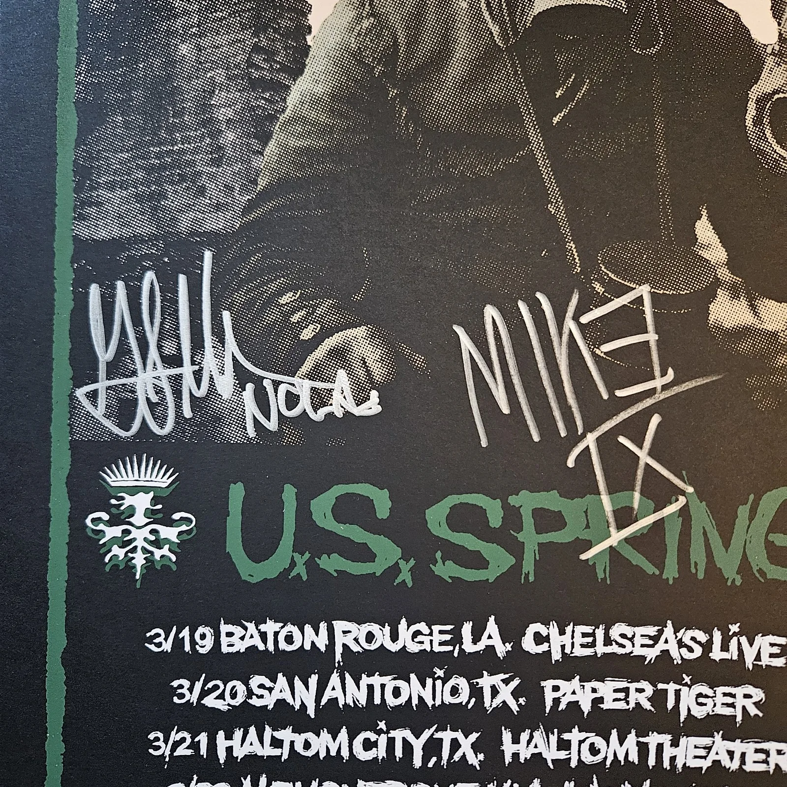 EYEHATEGOD Signed Autographed 2026 Spring Tour Poster 18x24 Crowbar Nola Down, image 2