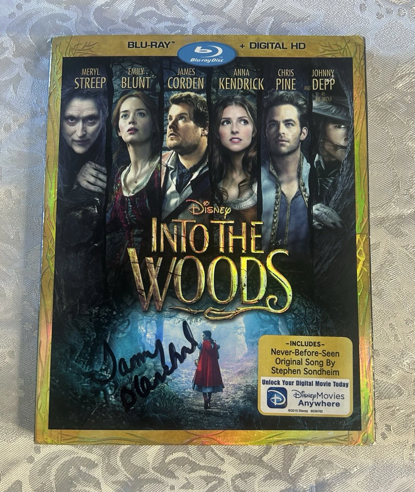 Disney into the woods dvd memorabilia, image 2