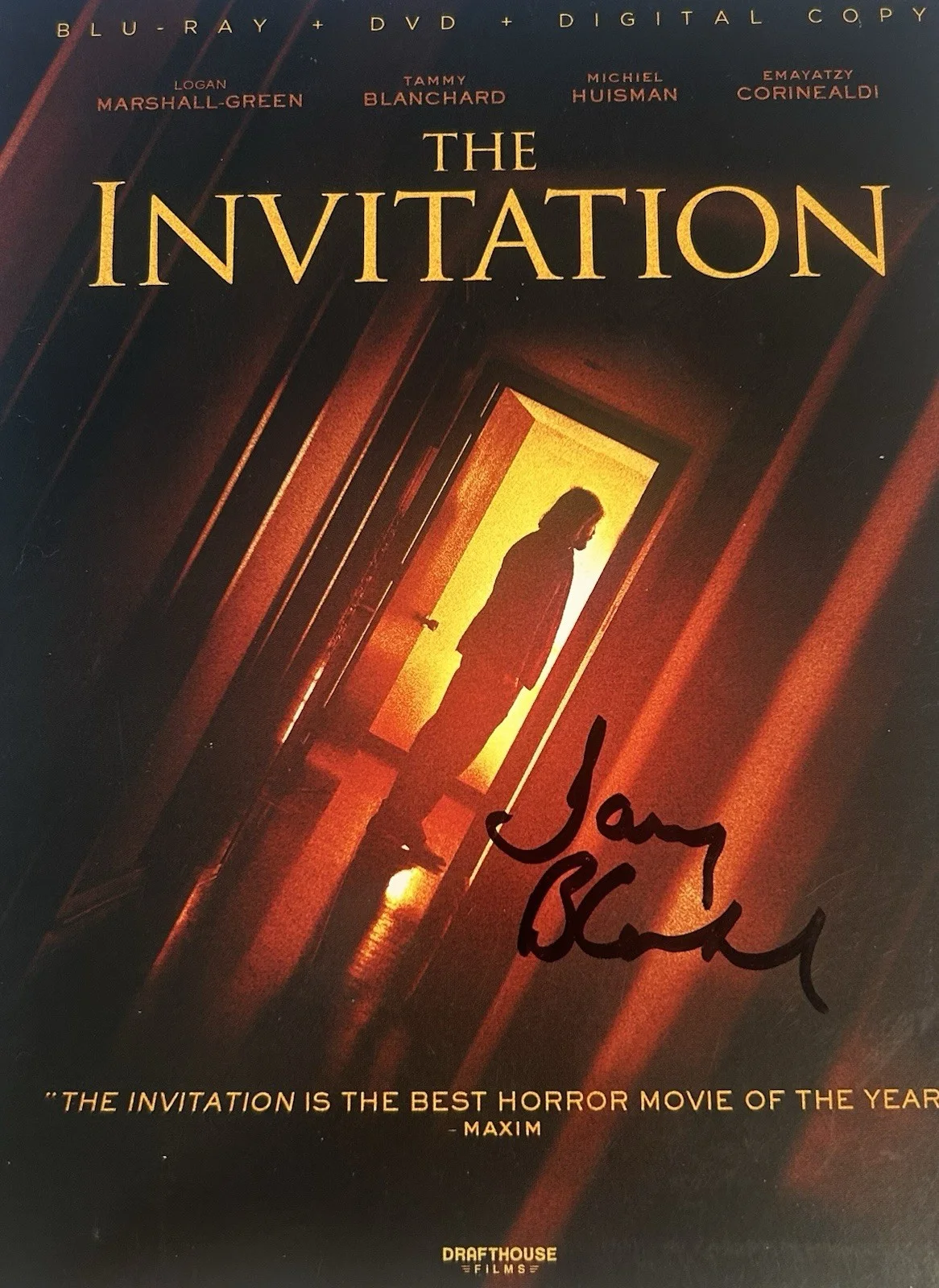 The Invitation DVD Autographed By Tammy Blanchard, image 2