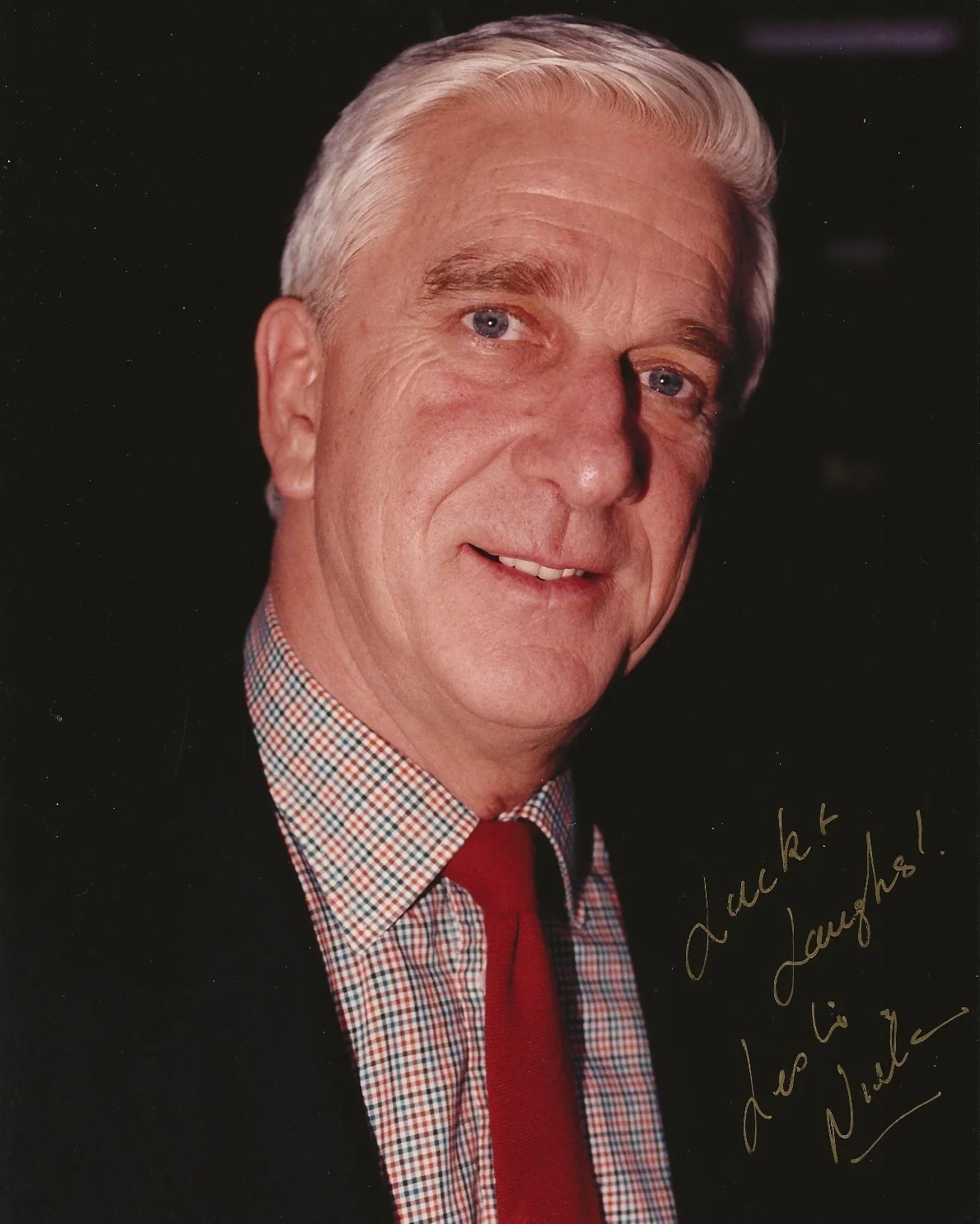 Leslie Nielsen — Leslie Nielsen Original Hand-Signed / Autographed Photo with COA