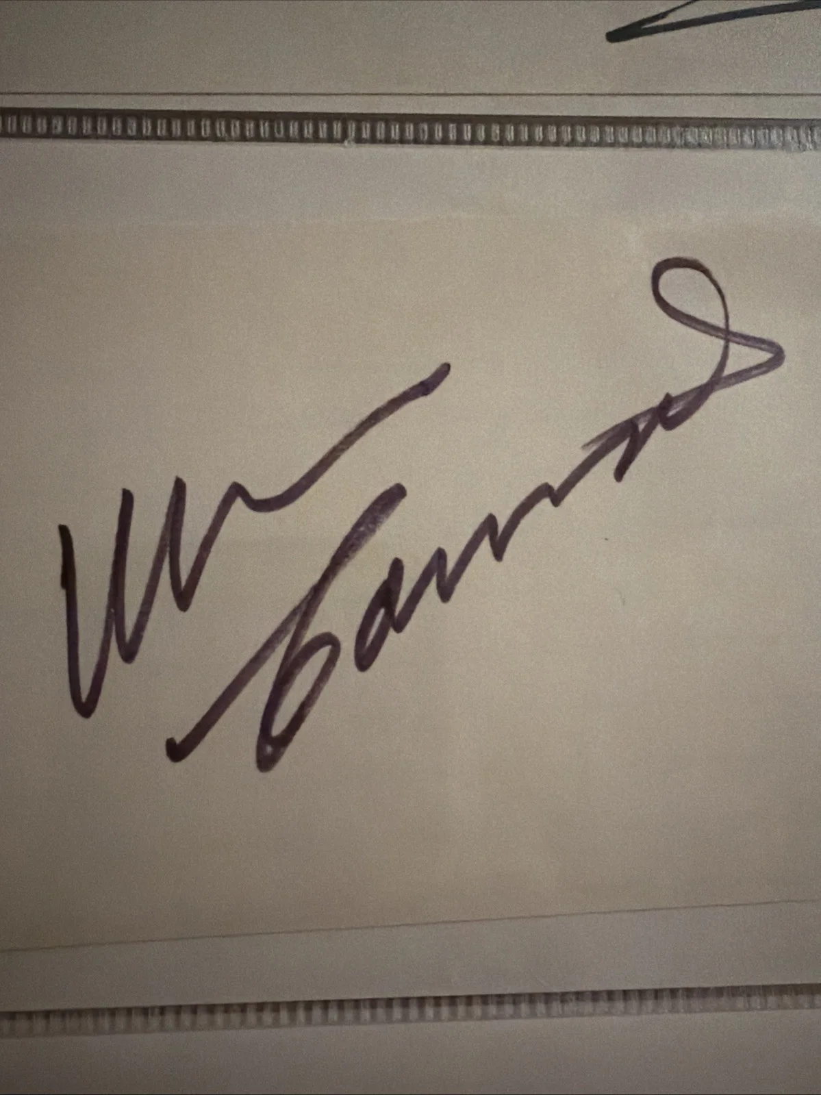William Conrad Signed Index Card Autograph Cannon Jake Fatman, image 2
