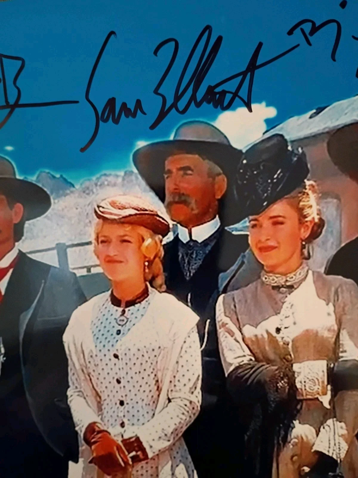 Kurt Russell Sam Elliott Bill Paxton — Kurt Russell Sam Elliott Bill Paxton Tombstone Signed 8x10 with COA, image 3