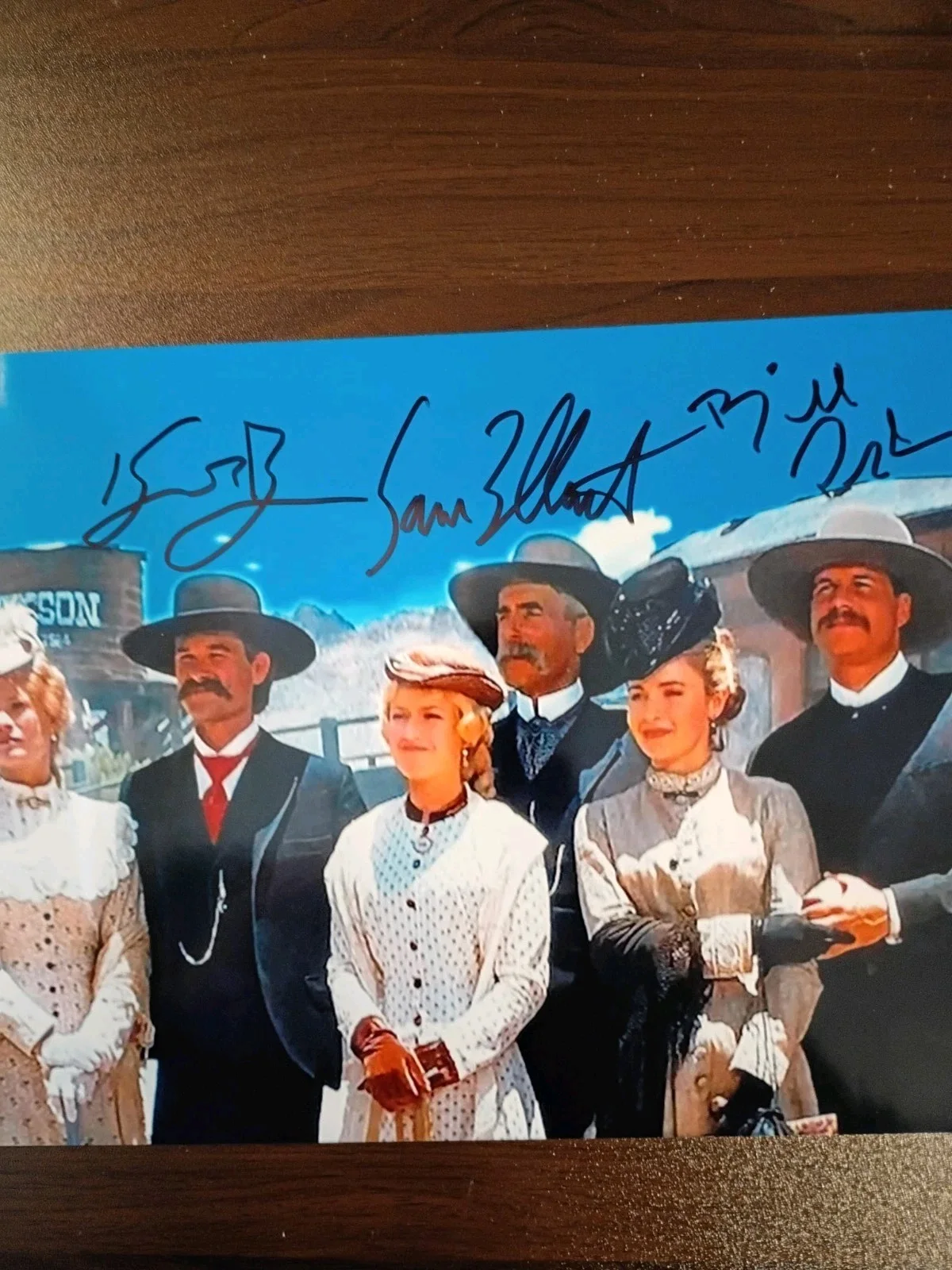 Kurt Russell Sam Elliott Bill Paxton — Kurt Russell Sam Elliott Bill Paxton Tombstone Signed 8x10 with COA, image 5
