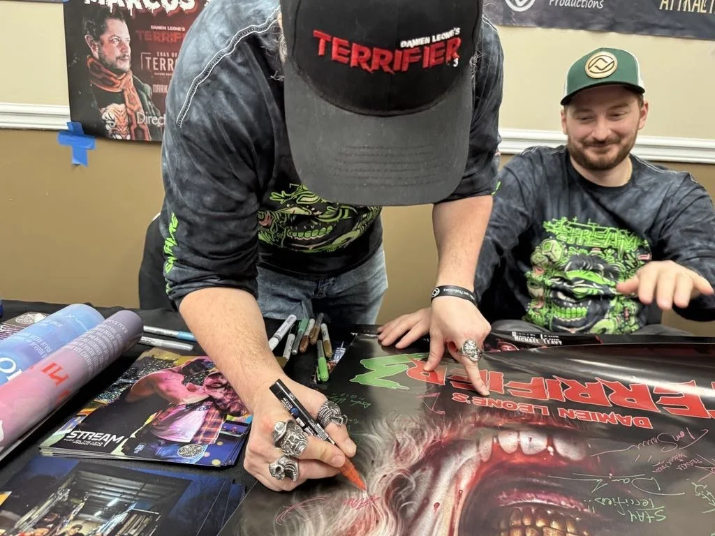 Terrifier 3 Poster 24x36 Cast Signed by 13 +, David Howard Thornton, image 5