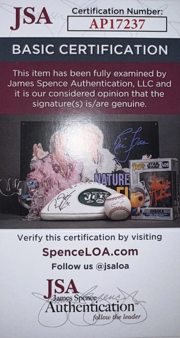 Alex Livinalli Signed Funko #1096 "Attuma" (Black Panther) w/Quote - JSA COA, изображение 5