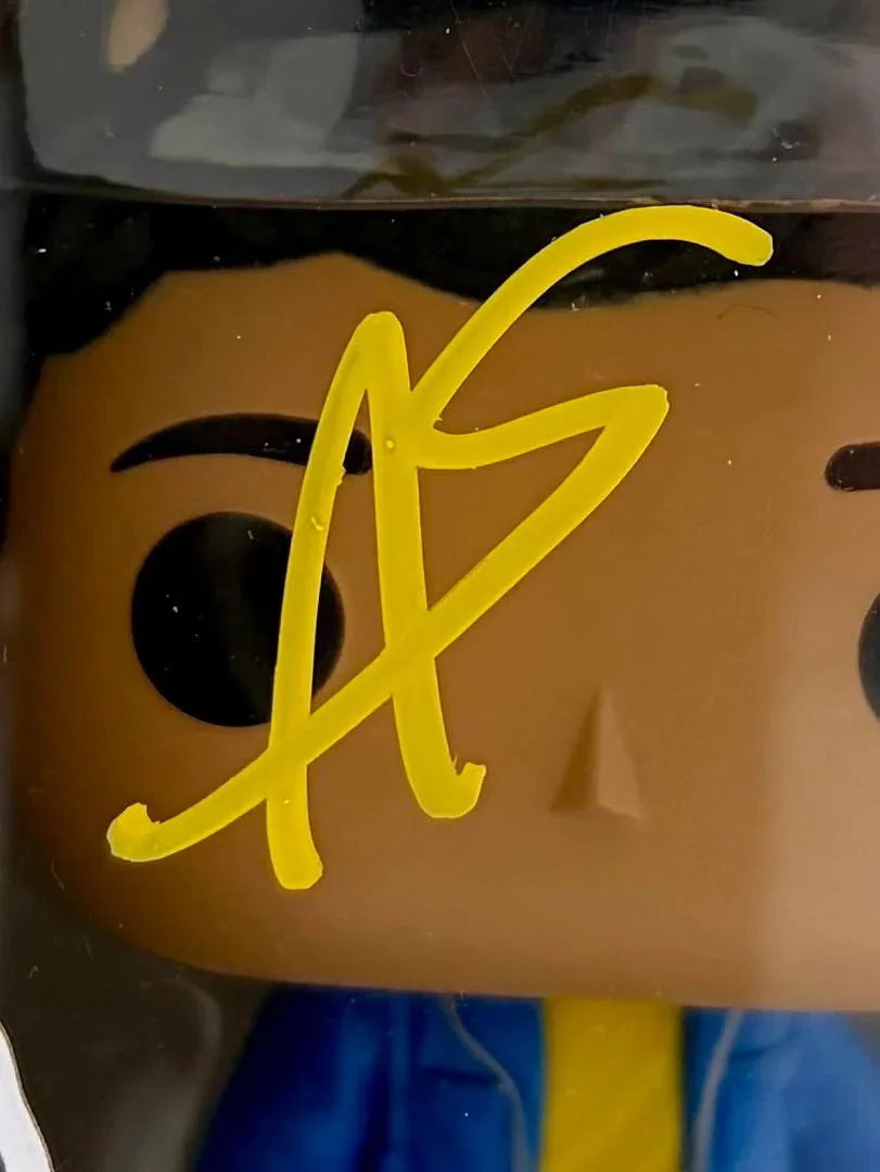 Aryan Simhadri signed Funko (Percy Jackson) - Beckett COA, image 2