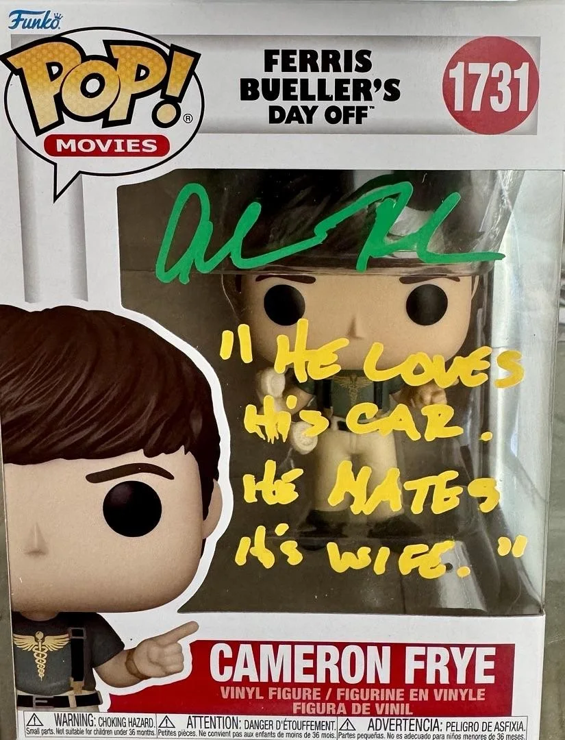 Alan Ruck Signed Funko Pop #1731 "Cameron Frye" (Ferris Bueller) w/Quote-JSA COA, изображение 2