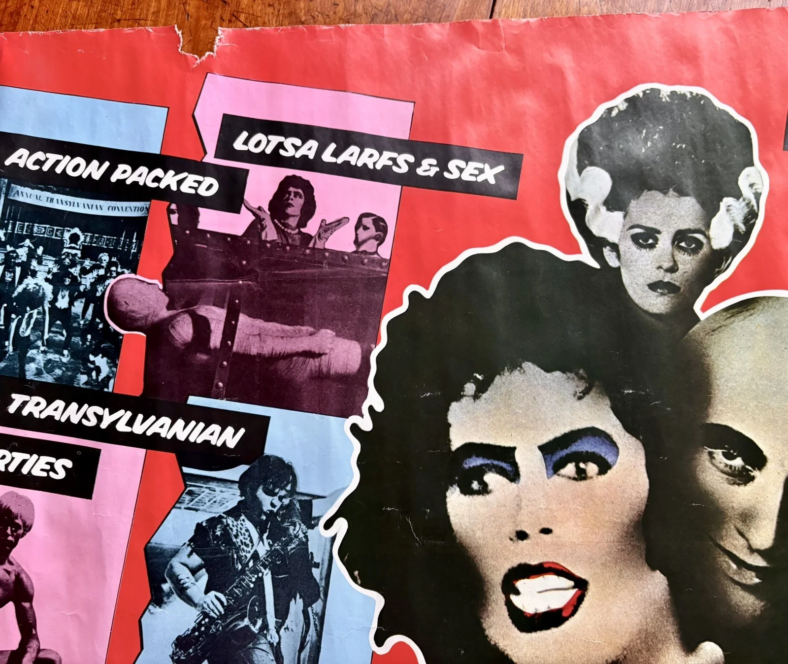 Original 1975 Rocky Horror Picture Show UK poster vintage W.E. Berry film, изображение 3