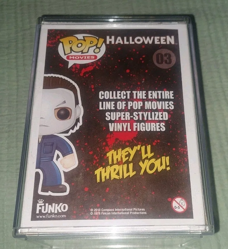 Nick Castle — Funko Pop 03 Halloween Michael Myers Signed By Nick Castle "The Shape" COA, image 5