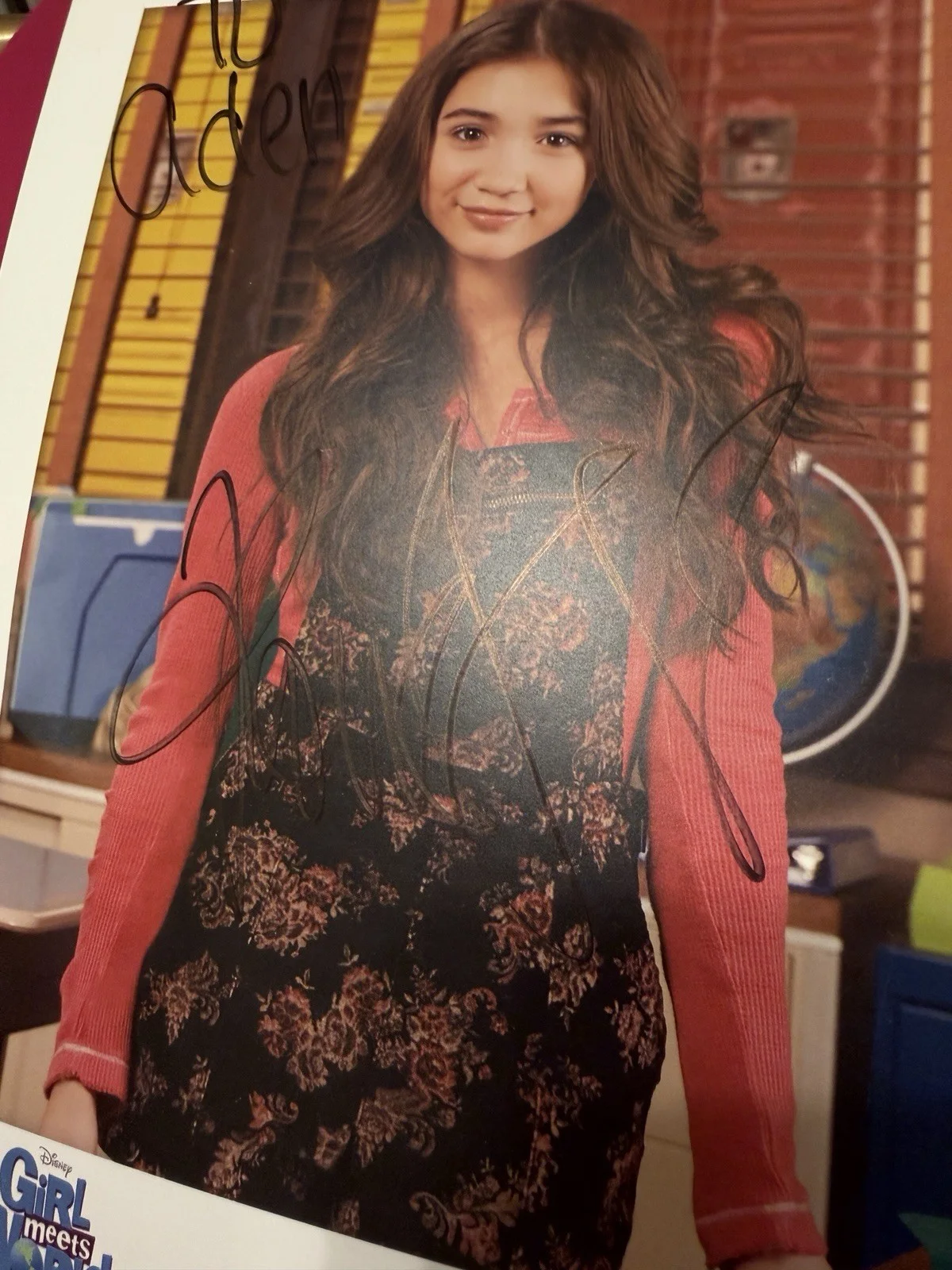 Sabrina Carpenter, Rowan Blanchard — Sabrina Carpenter & Rowan Blanchard Signed Promos Full Signature, image 3