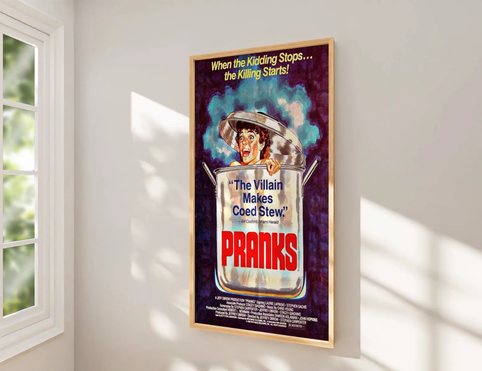 Pranks aka The Dorm That Dripped Blood 1982 Restored 27.2" x 41" US One Sheet, изображение 2