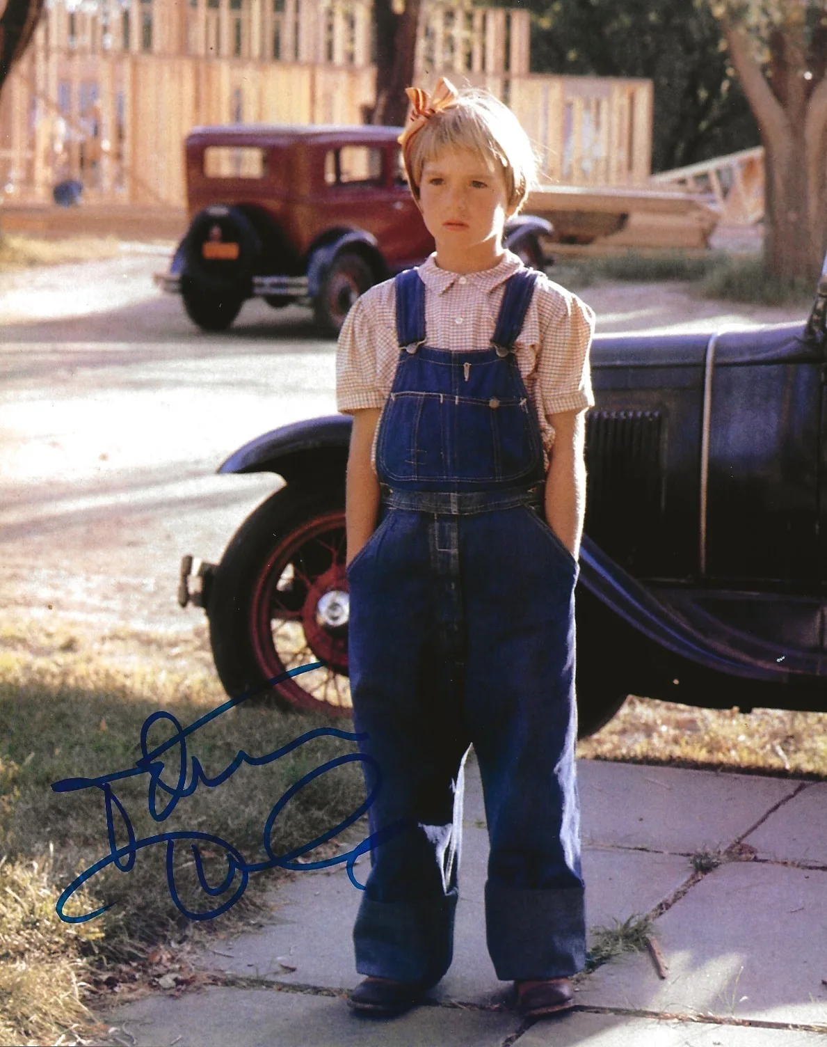 Tatum O'Neal — Tatum O'Neal Paper Moon Signed Photo - In Person Autograph with COA