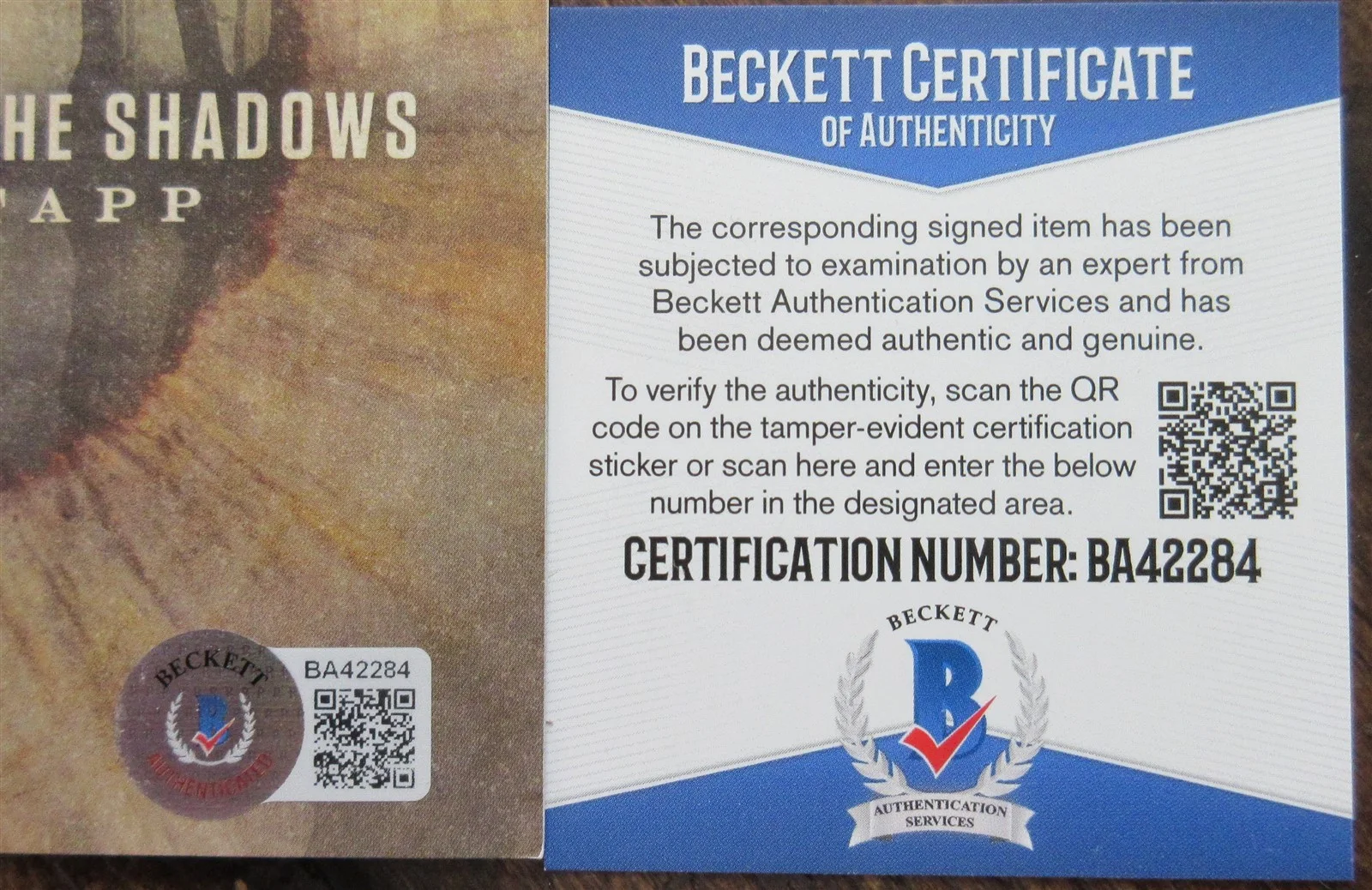 Scott Stapp Signed CD Booklet with CD - Beckett BAS, image 2