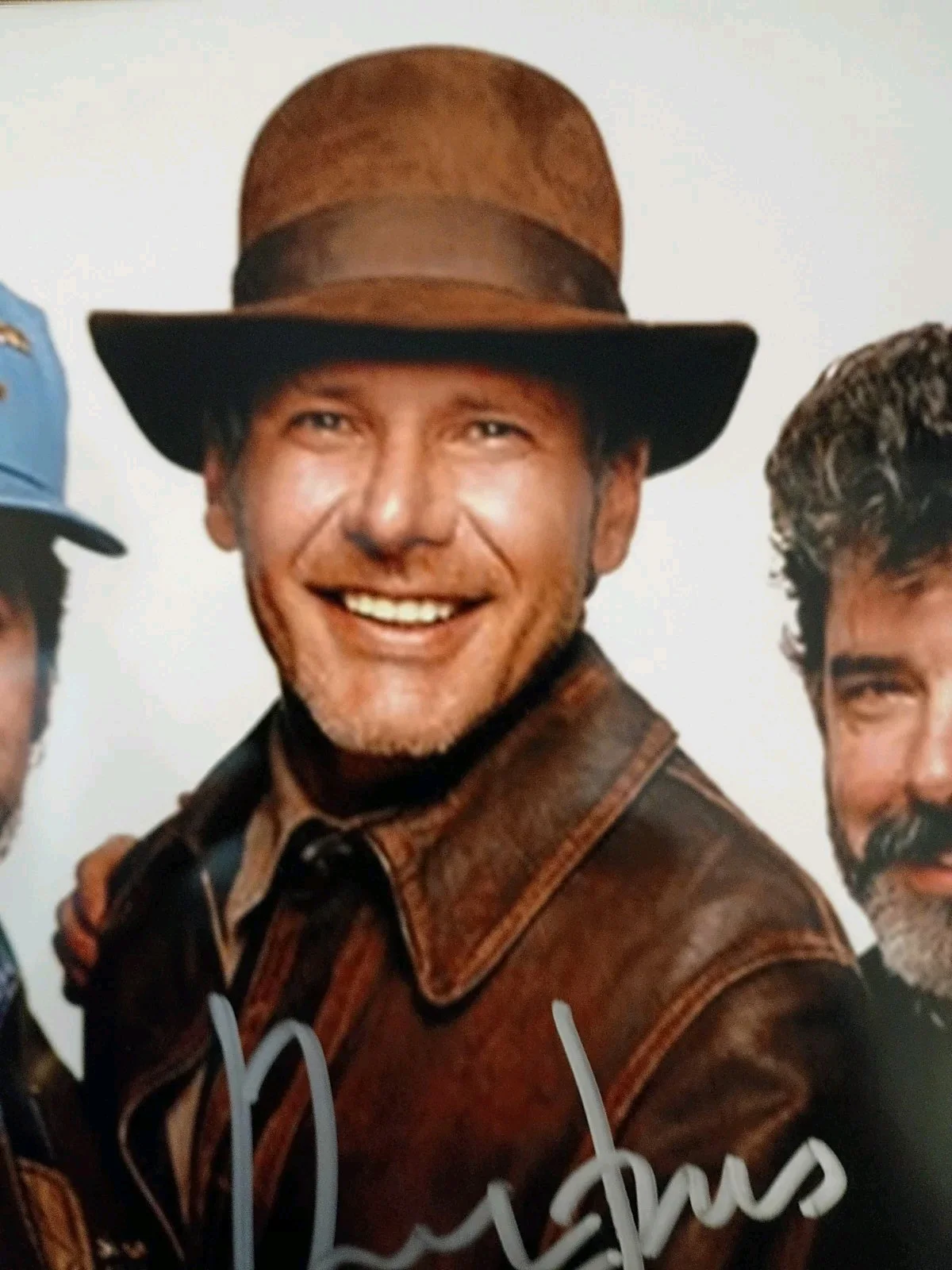Harrison Ford George Lucas — Harrison Ford George Lucas Indiana Jones Signed 8x10 COA W/ Matching Numbered St, изображение 2