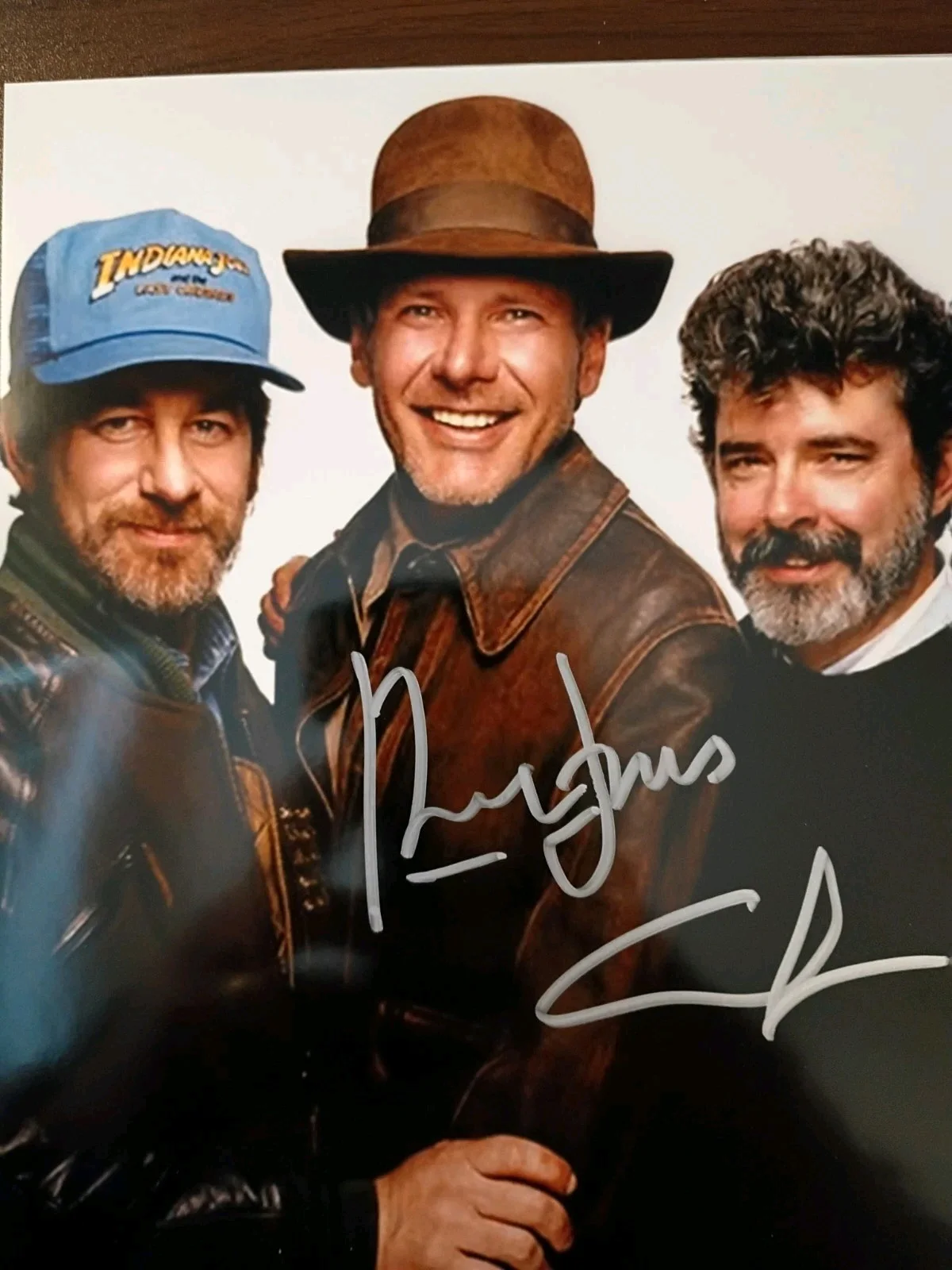 Harrison Ford George Lucas — Harrison Ford George Lucas Indiana Jones Signed 8x10 COA W/ Matching Numbered St, изображение 5