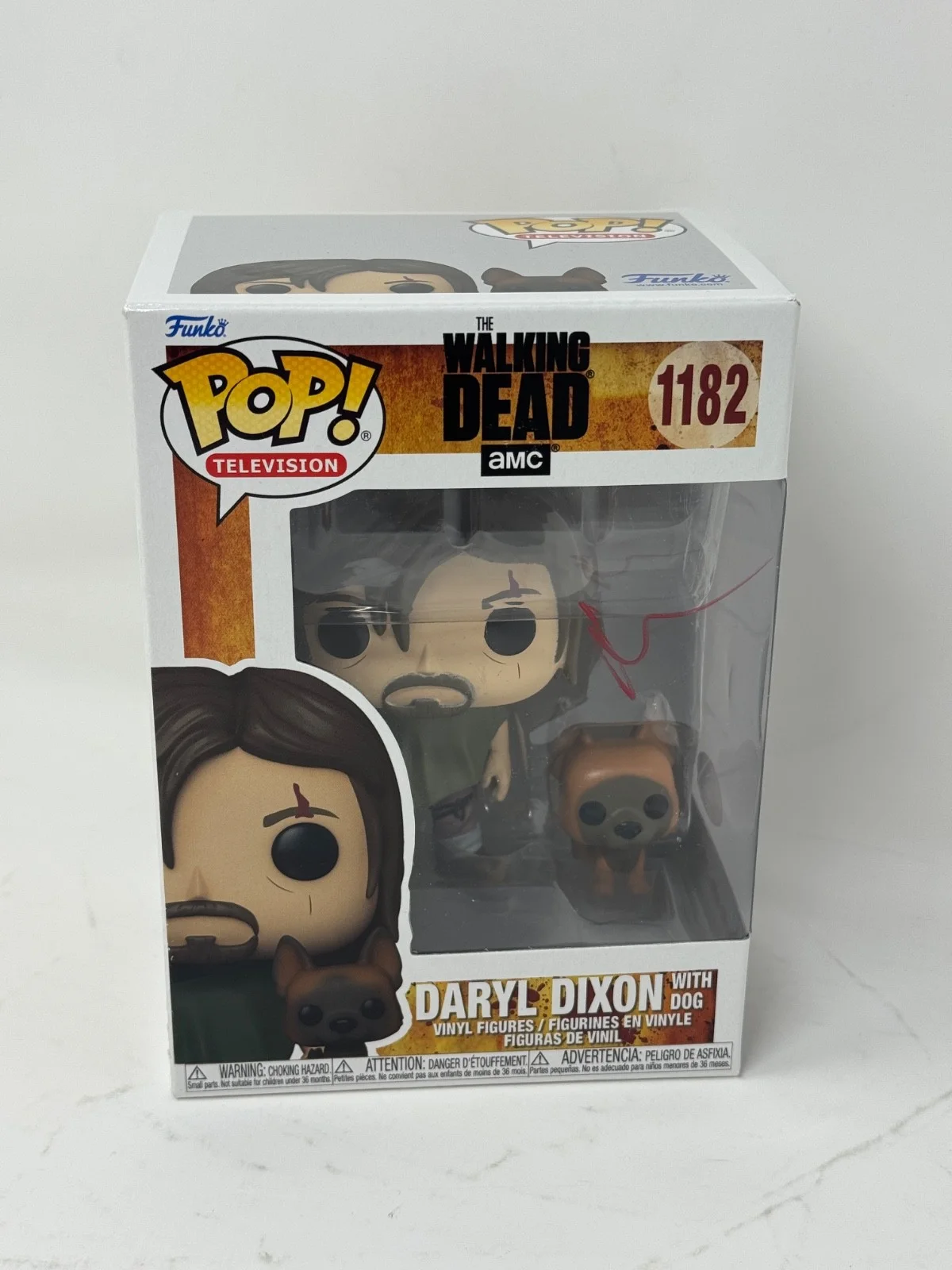 Norman Reedus — Norman Reedus Signed The Walking Dead Daryl Dixon With Dog Funko Pop #1182 ACOA, изображение 3