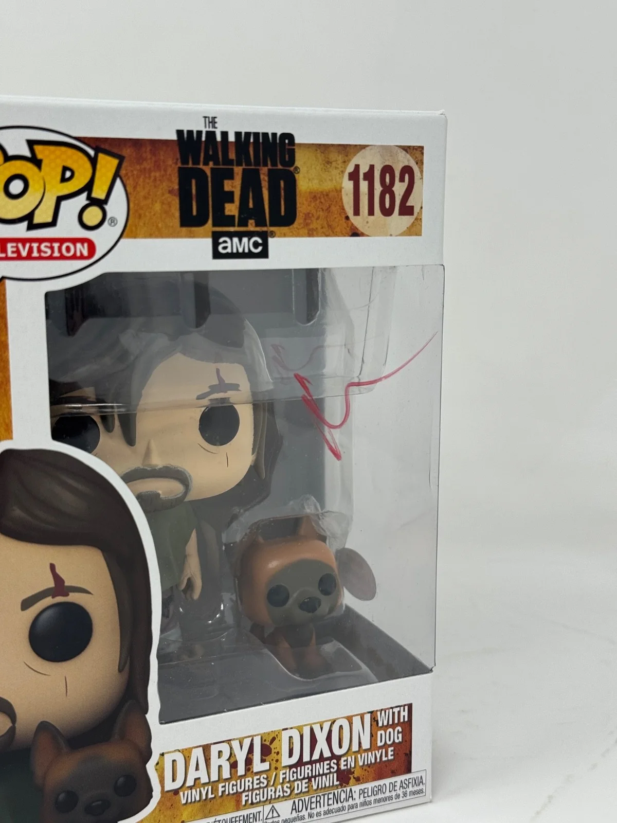 Norman Reedus — Norman Reedus Signed The Walking Dead Daryl Dixon With Dog Funko Pop #1182 ACOA, изображение 4