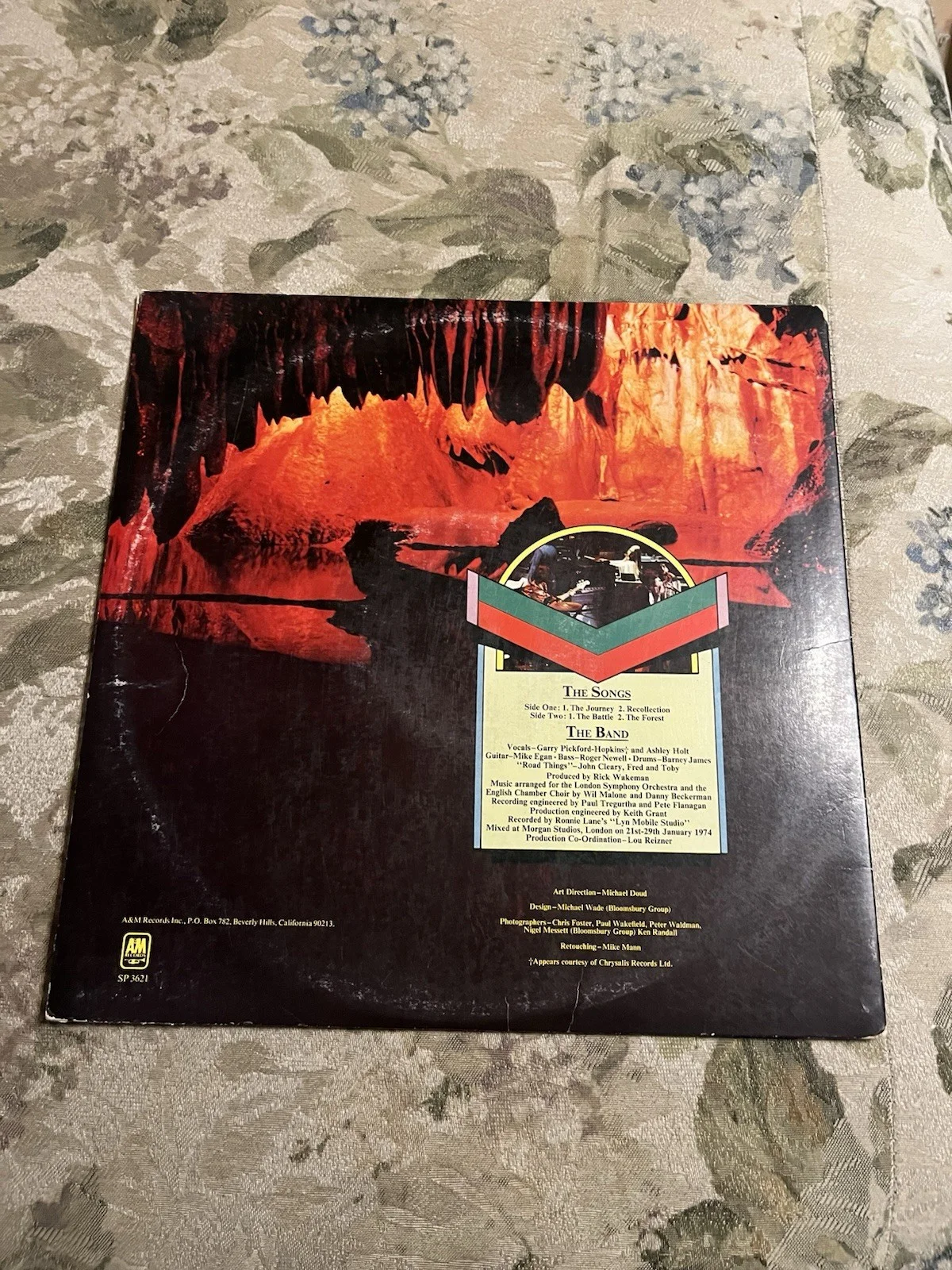 Rick Wakeman *JOURNEY TO THE CENTRE OF THE EARTH* Signed Vinyl LP 70’s Prog, изображение 2