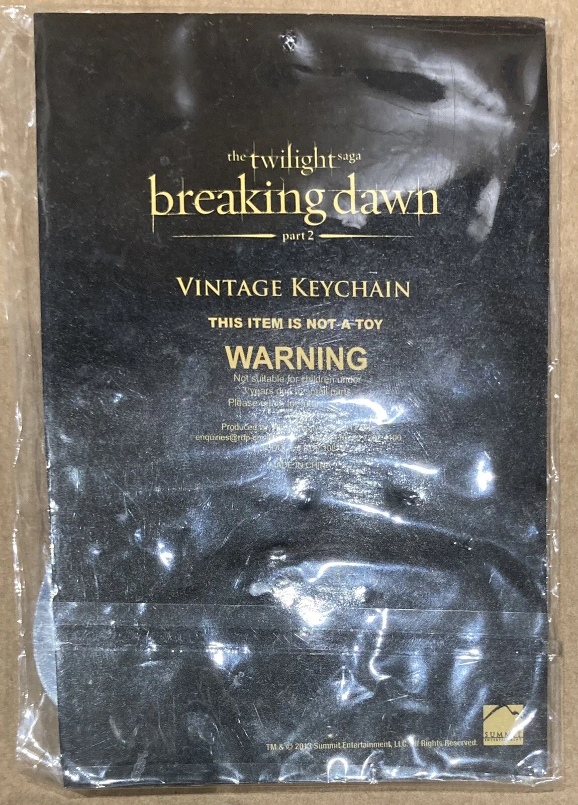 The Twilight Saga - Breaking Dawn Part 2 - Vintage Keychain - NEW, изображение 3