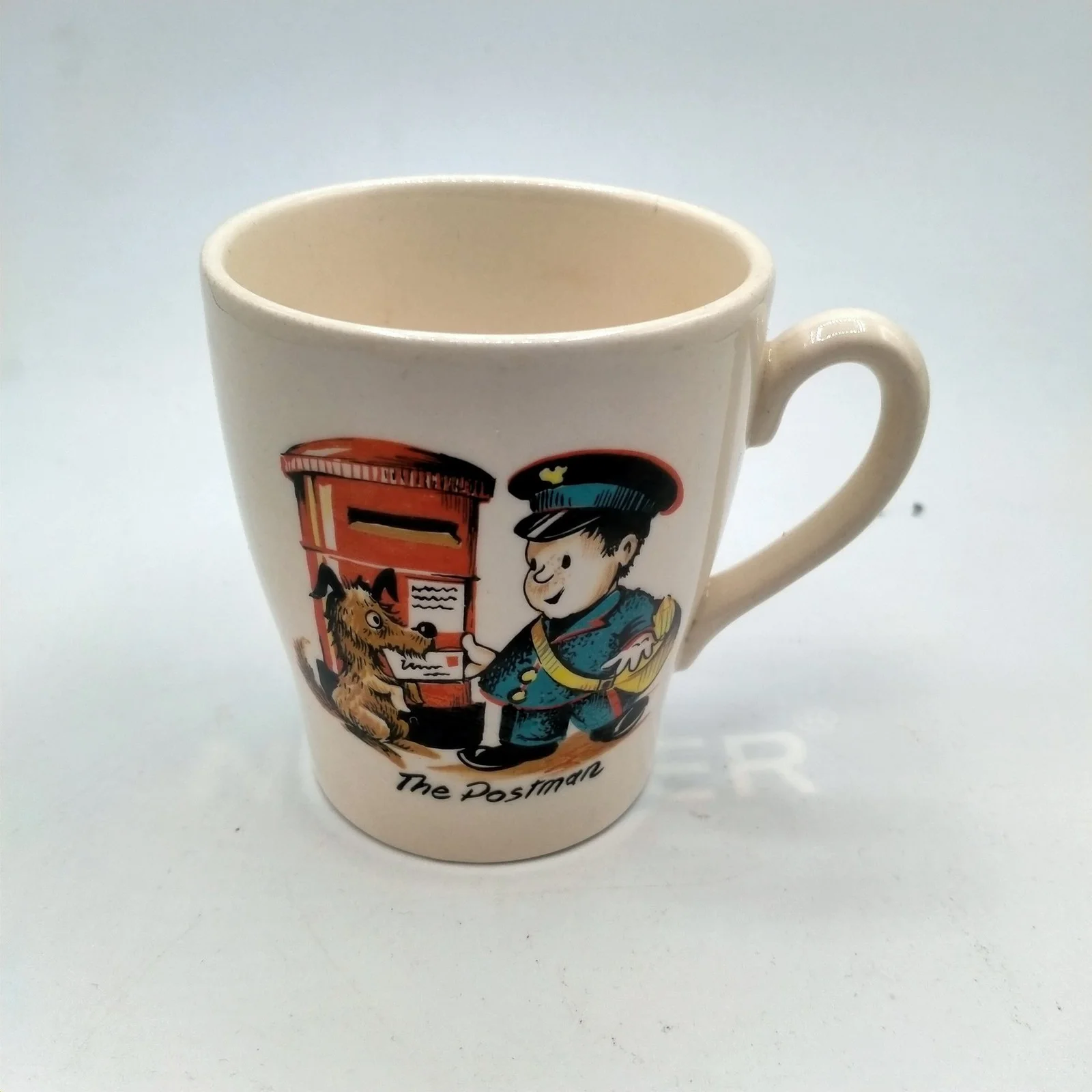 Vintage The Postman Ceramic Mug Made in England Collectable, image 2
