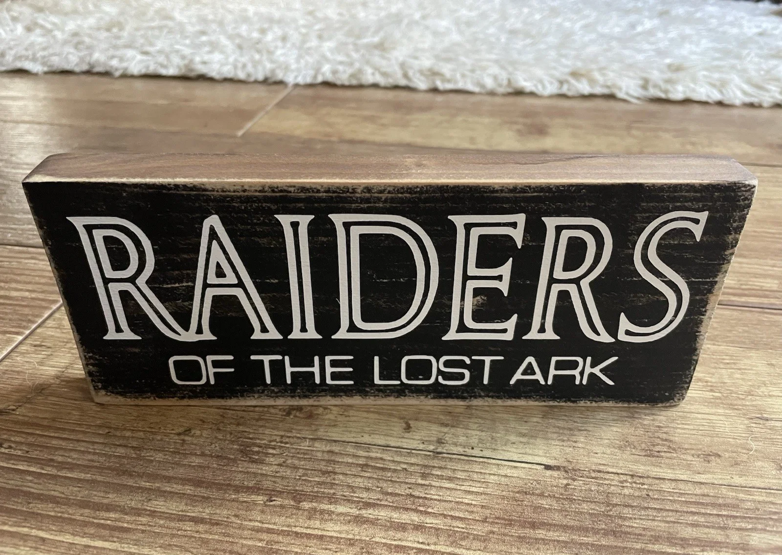 Indiana Jones - RAIDERS OF THE LOST ARK - Traditional Wooden Sign - Cinema Room, изображение 2