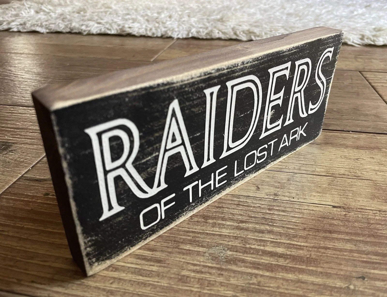 Indiana Jones - RAIDERS OF THE LOST ARK - Traditional Wooden Sign - Cinema Room, изображение 3