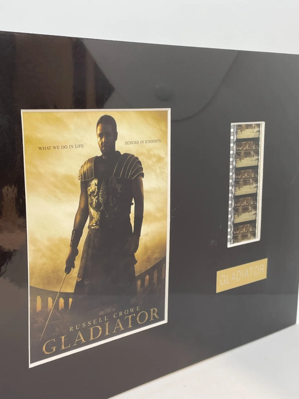 Gladiator Film Cell Russel Crowe Movie 10" x 8" Sealed, image 2
