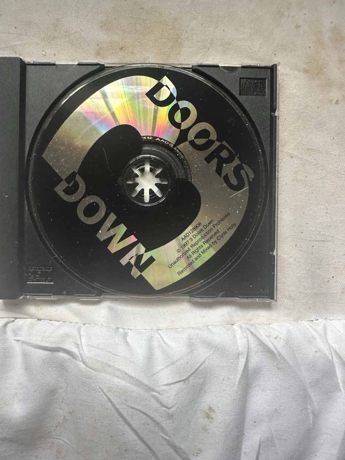 3 Doors Down Kryptonite CD Autographed Original Booklet 1997, image 2