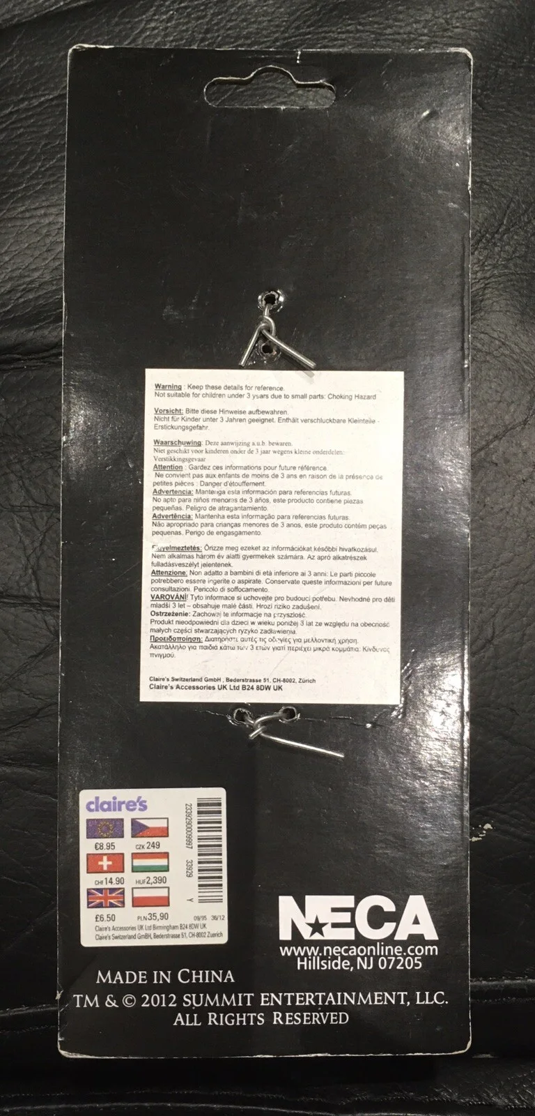 The Twilight Saga - Breaking Dawn Part 2 - EDWARD Bag Clip - RARE, изображение 2