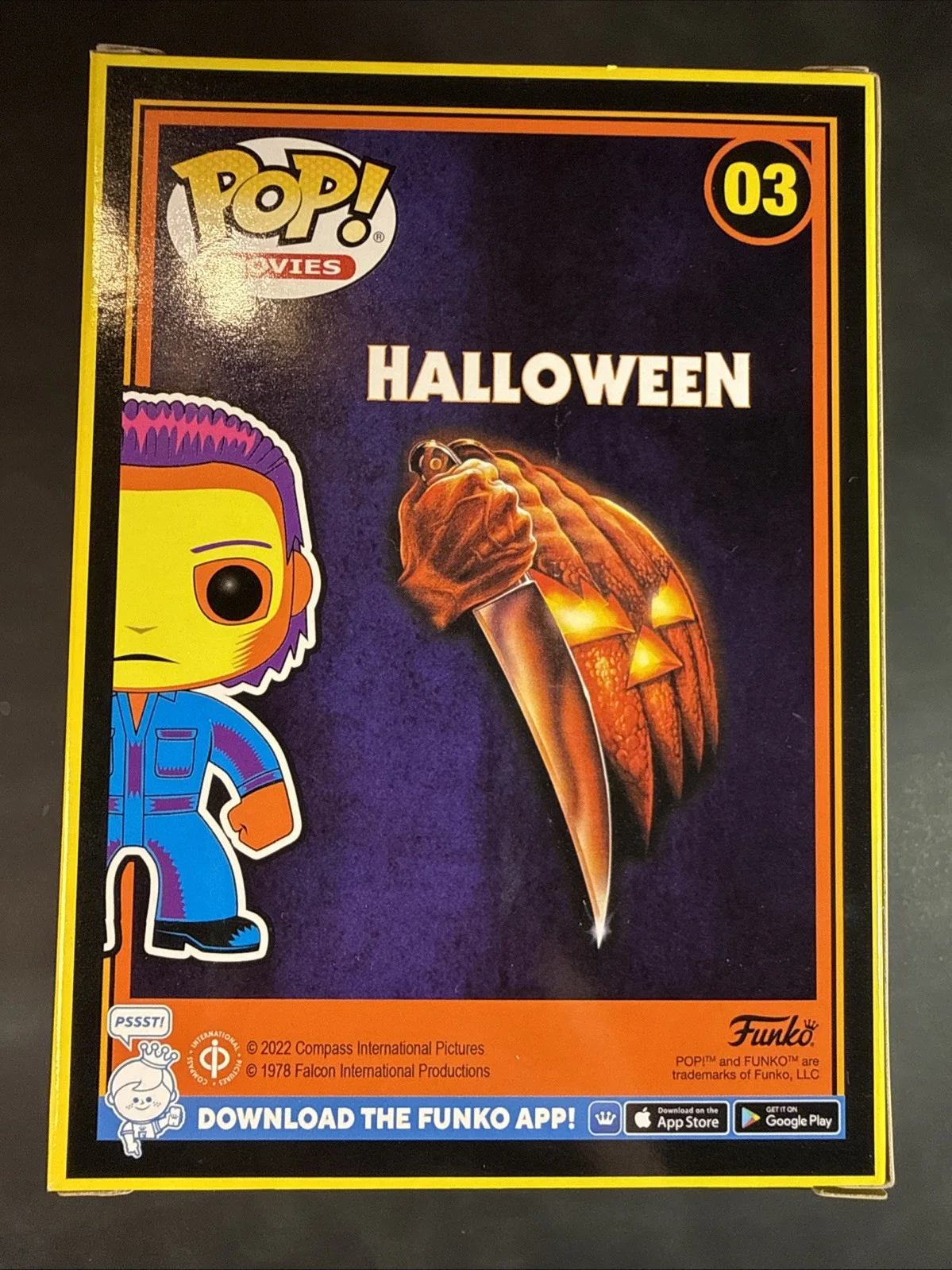 Brad Loree — Funko Pop Michael Myers 03 Halloween Signed By Brad Loree Free Hardstack, image 4