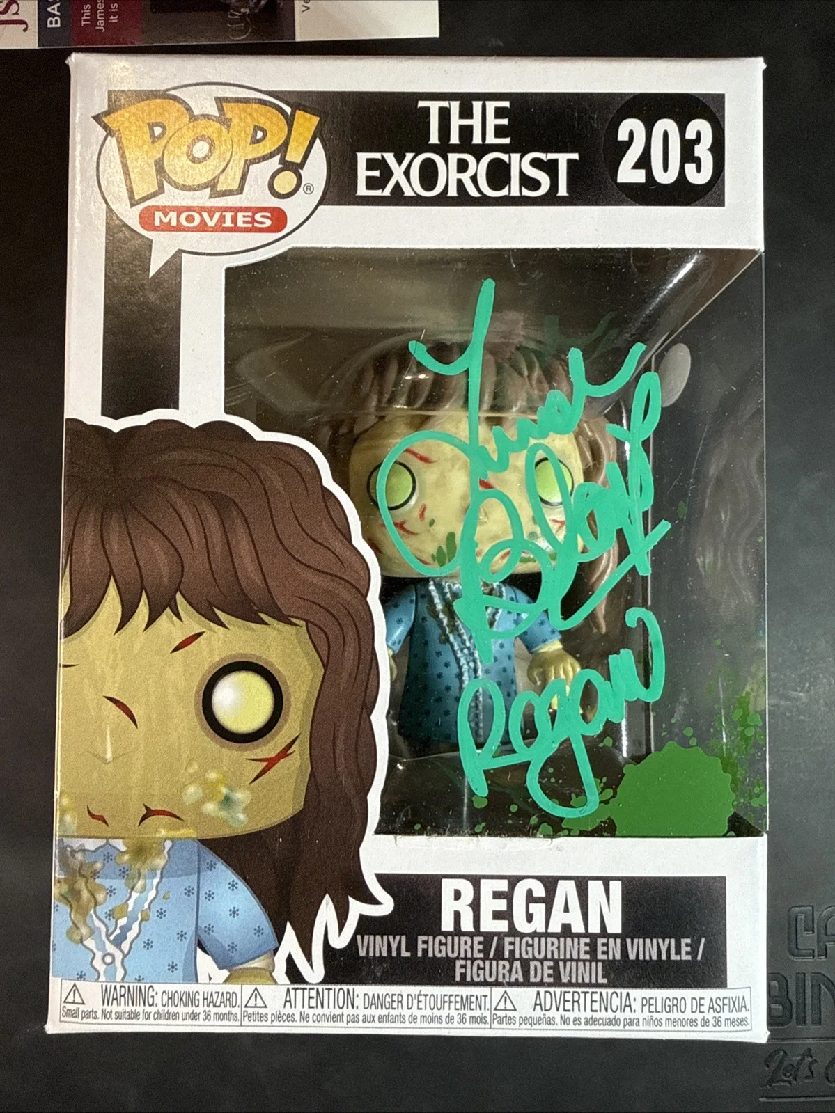 Linda Blair — Funko Pop! 203 Regan, The Exorcist Signed By Linda Blair JSA COA Free Hardstack, image 2