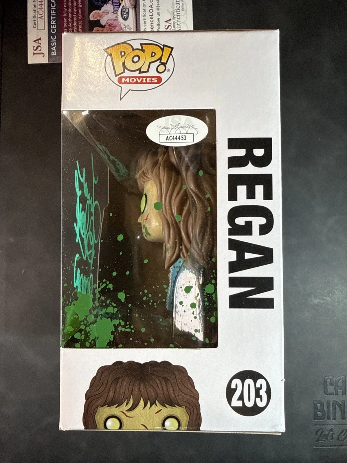Linda Blair — Funko Pop! 203 Regan, The Exorcist Signed By Linda Blair JSA COA Free Hardstack, image 3