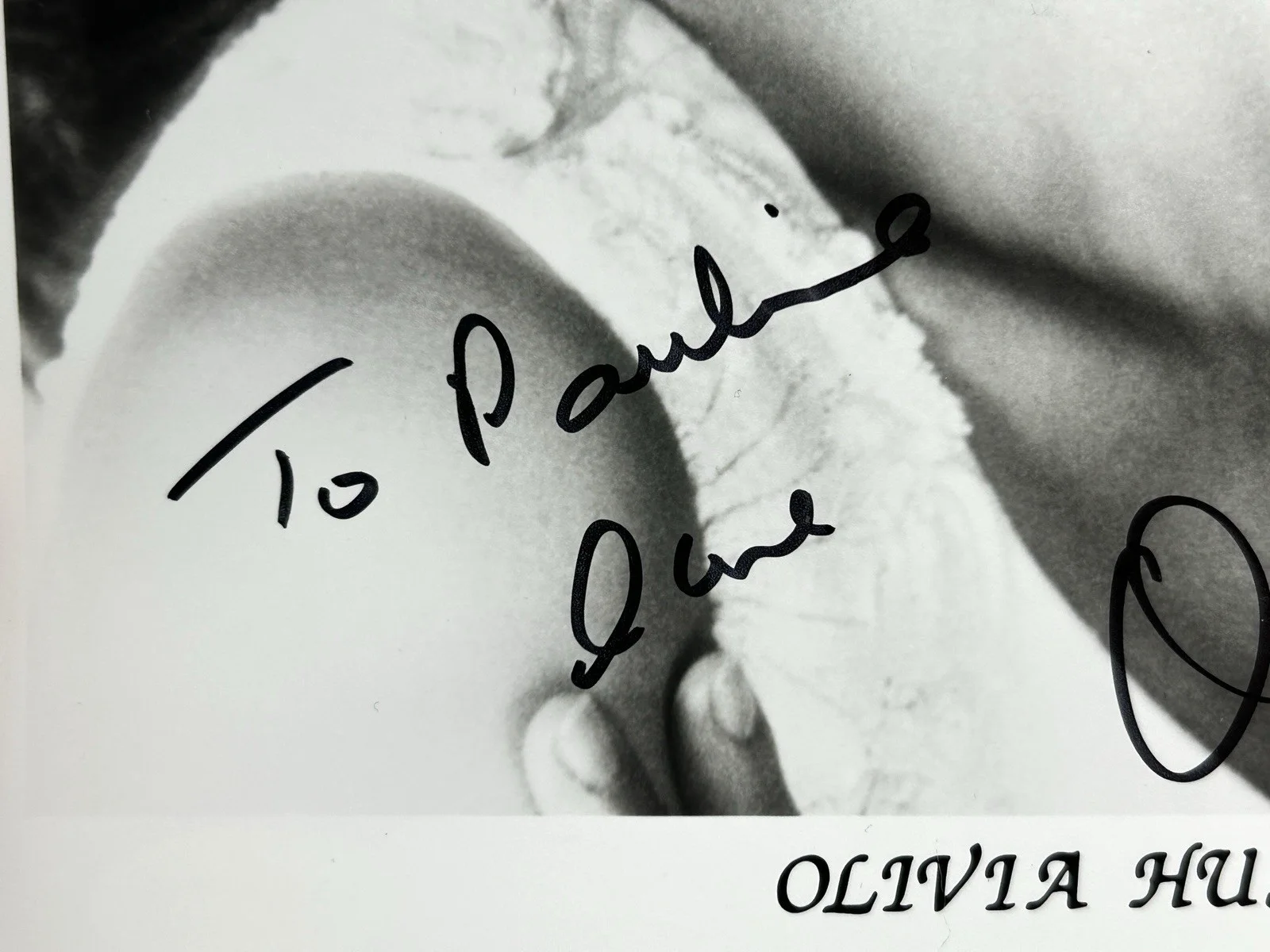 Olivia Hussey — OLIVIA HUSSEY SIGNED 8x10 PHOTO Authentic Orig Autograph JSA COA Romeo & Juliet, изображение 3